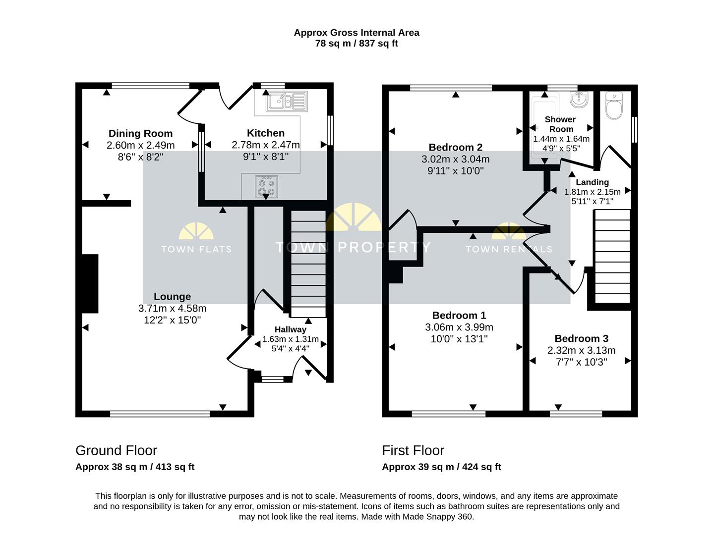 11, Cade Street, Eastbourne floorplan