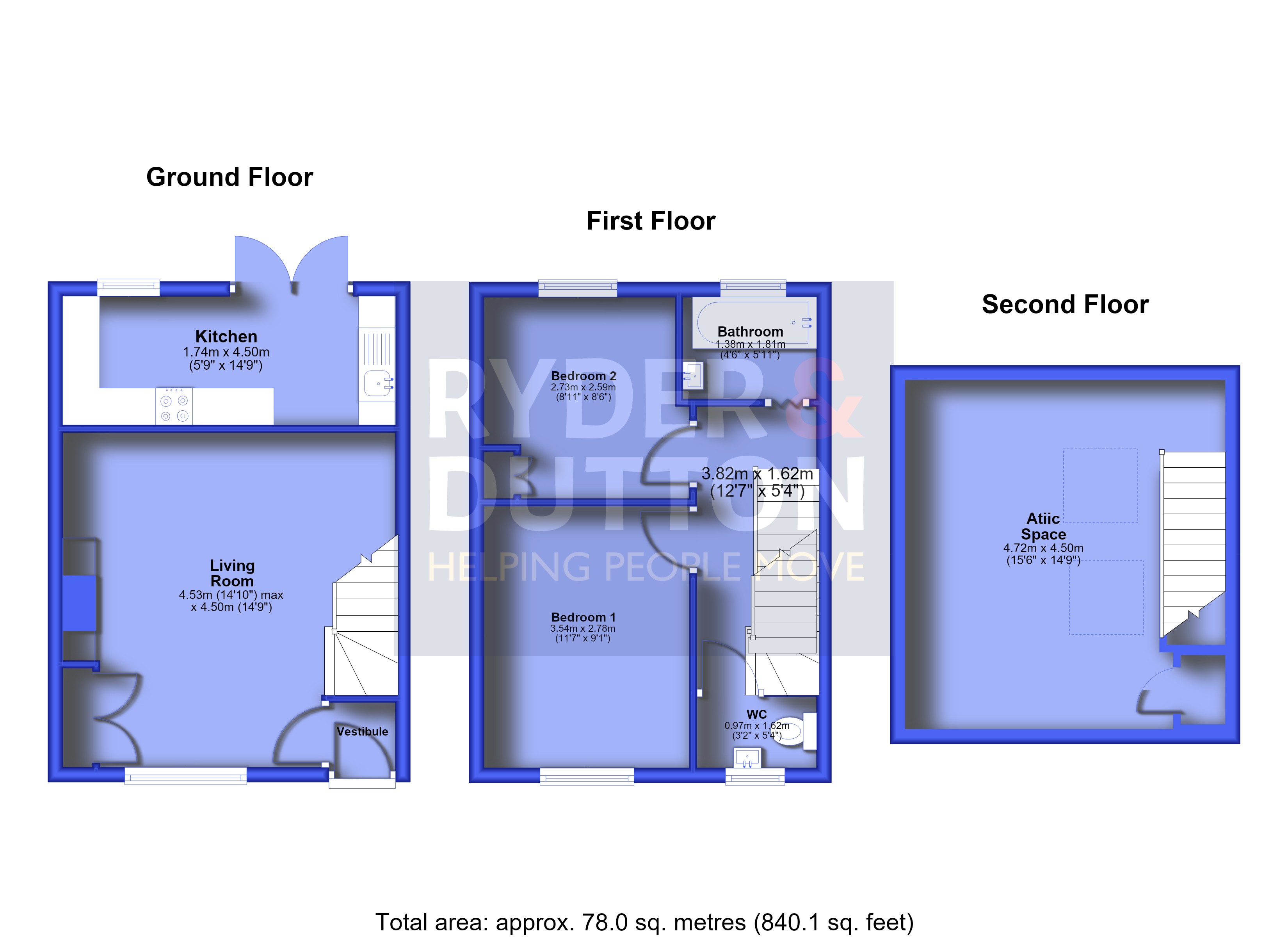 258, Todmorden Road, Rossendale floorplan