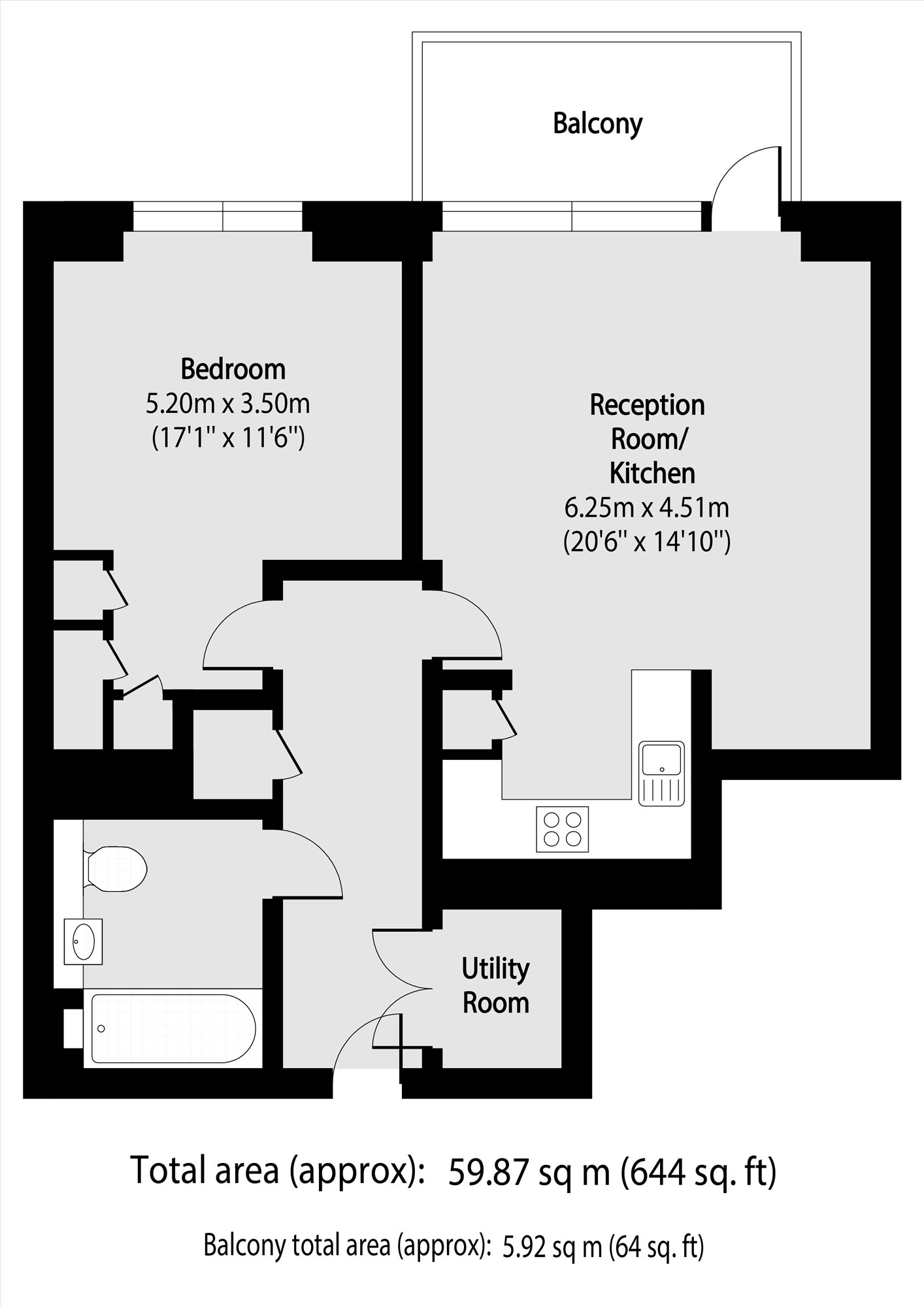 28 Savoy House, 5, Lockgate Road, London floorplan