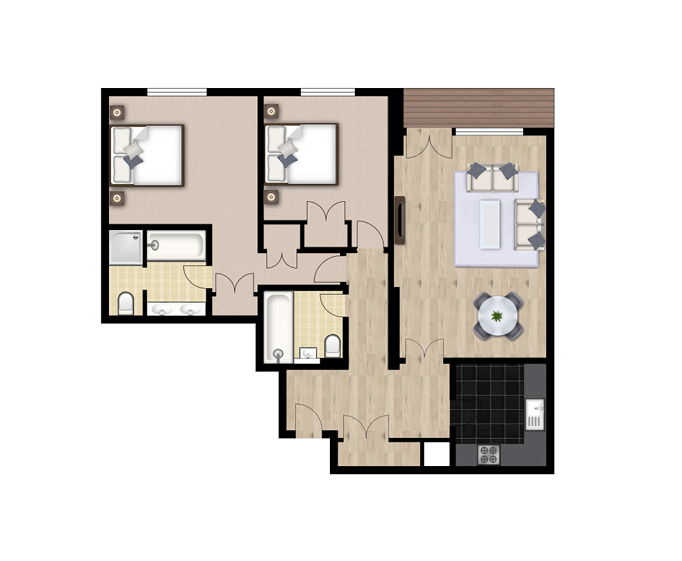 Apartment 24, 39, Westferry Circus, Westferry Circus floorplan