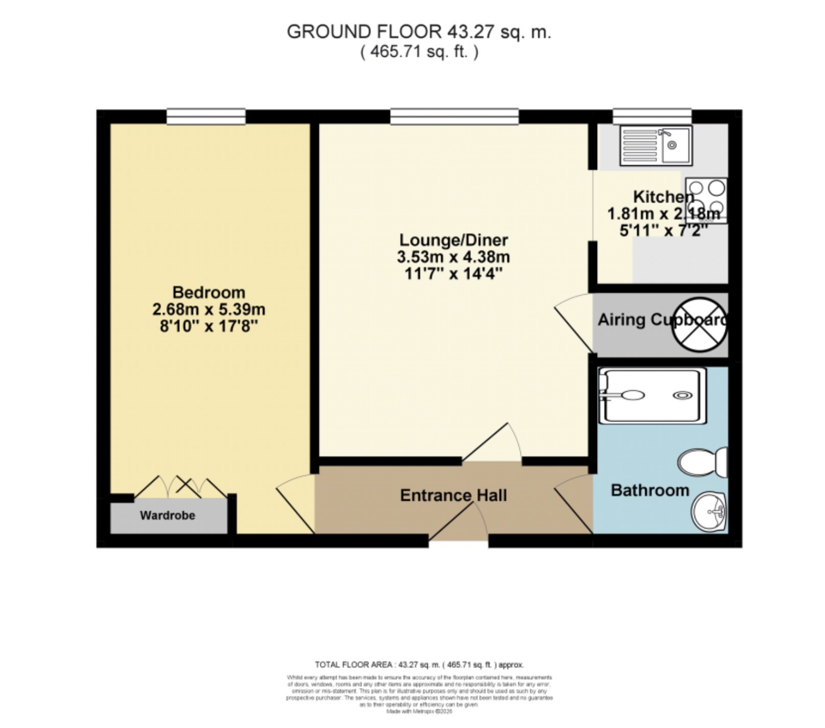 18, Homebirch House, 1, Hunting Gate, Kent floorplan