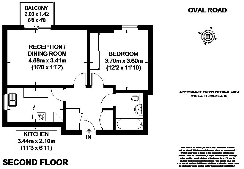 1 Bedrooms Flat to rent in Oval Road, London NW1