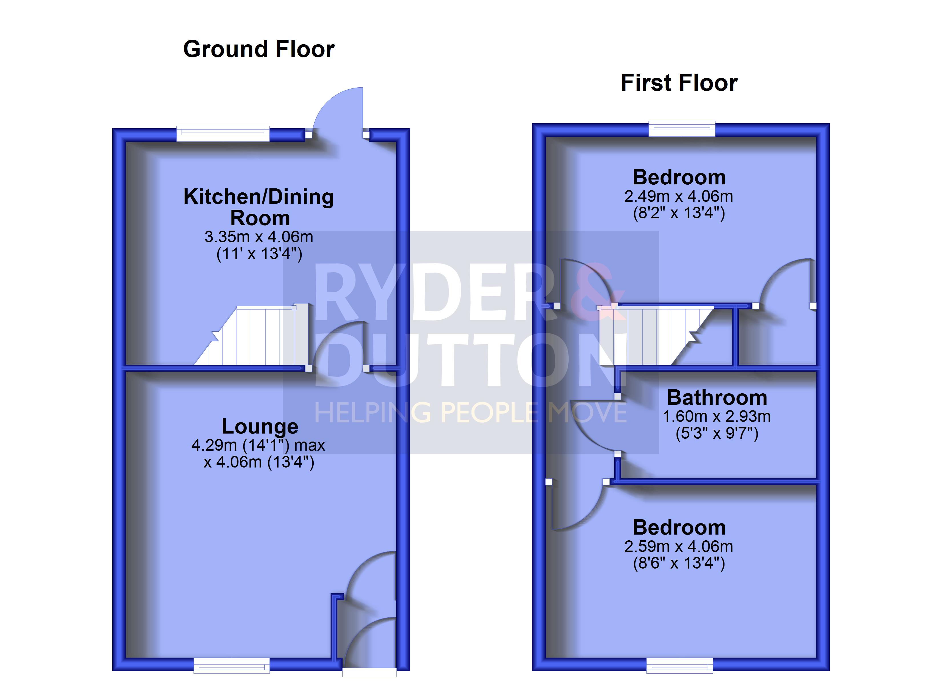 3, Hadfield Street, Derbyshire floorplan