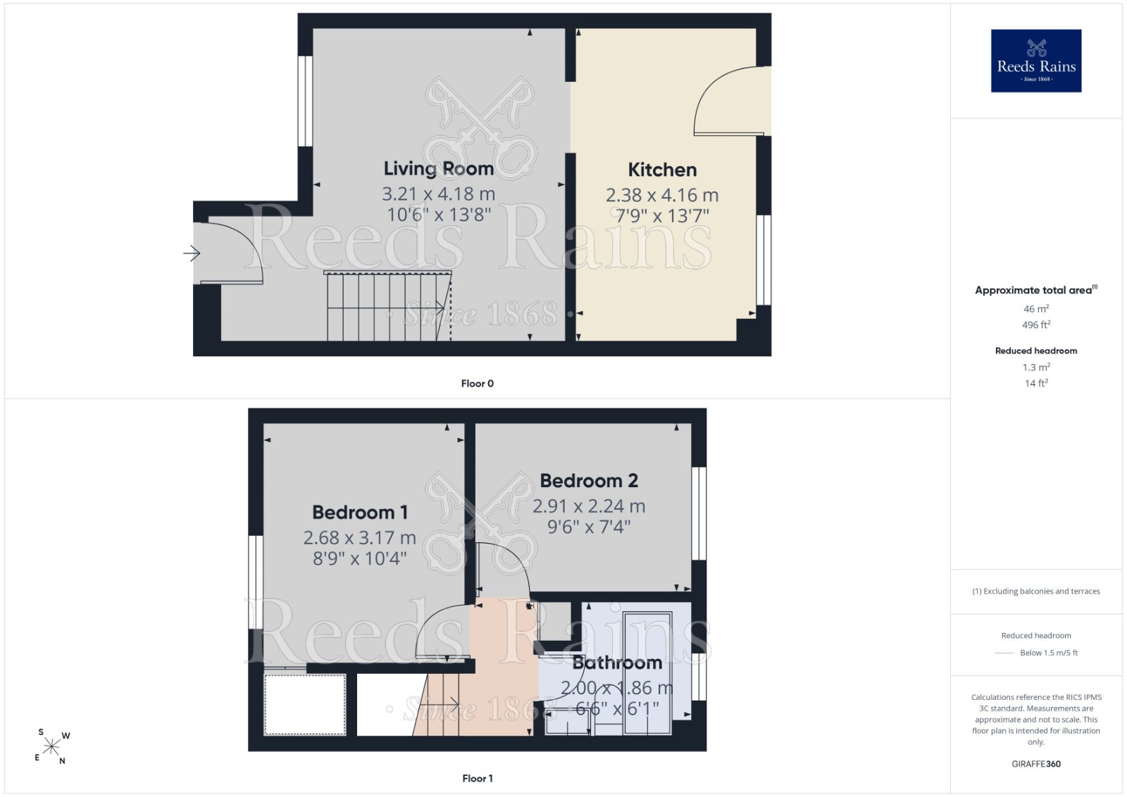 11, The Mews, Manchester floorplan