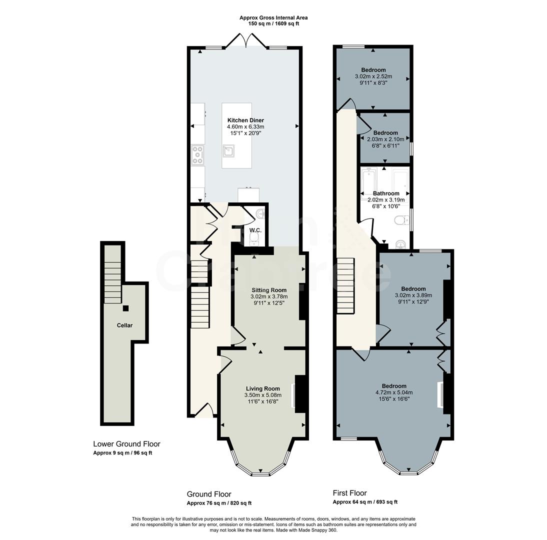 25, Syr Davids Avenue, Cardiff floorplan