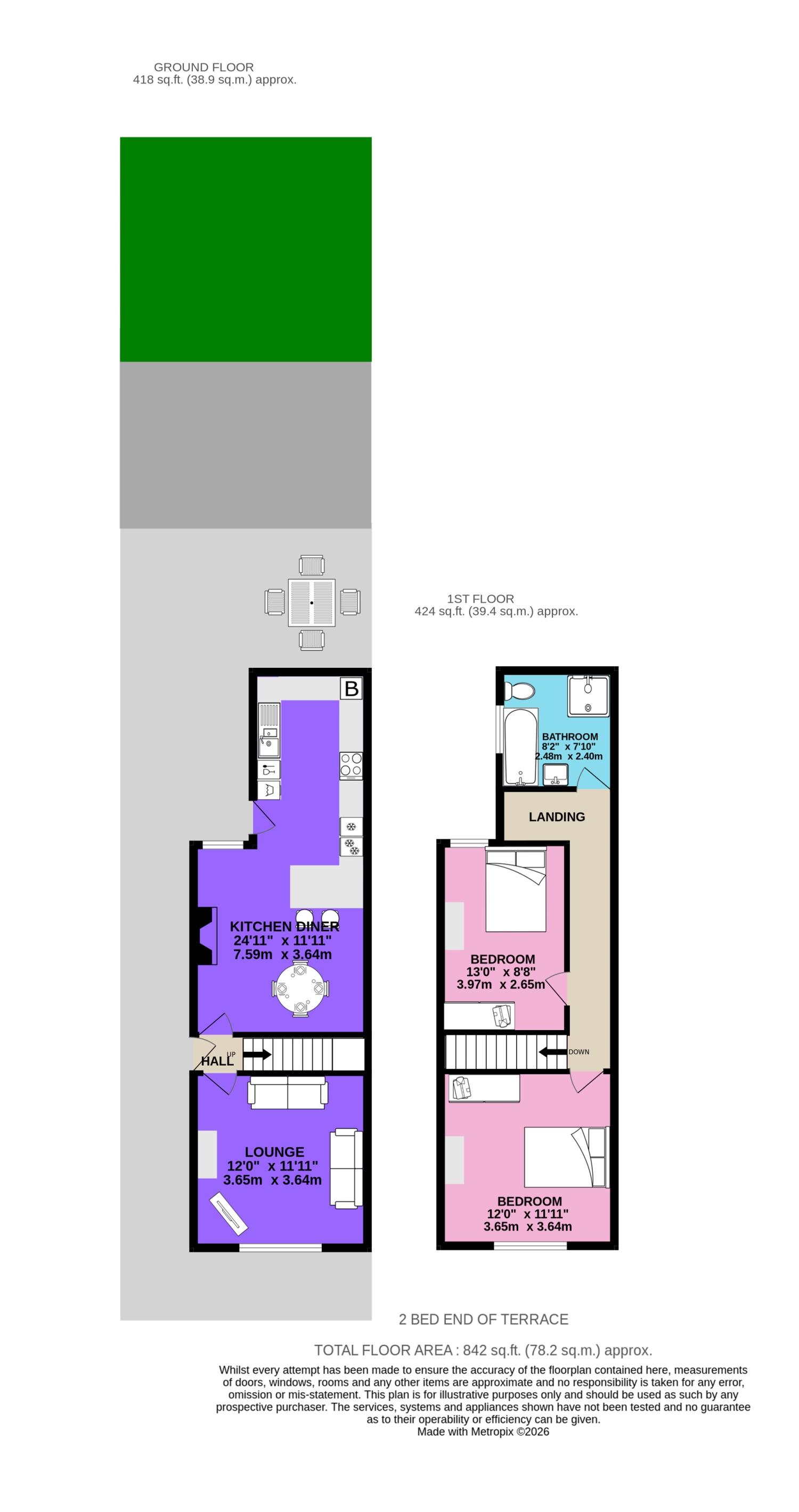 27, Stanleigh Road, Swadlincote floorplan