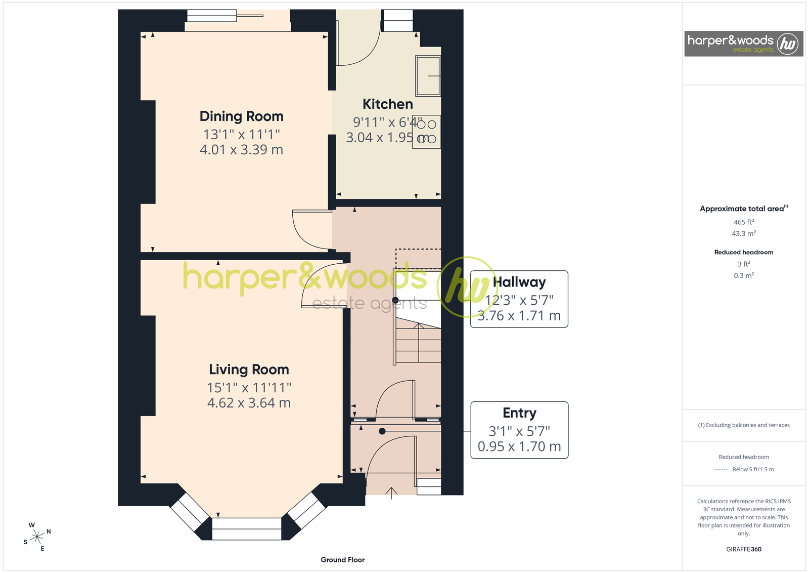 1, Hartington Avenue, Birkenhead floorplan
