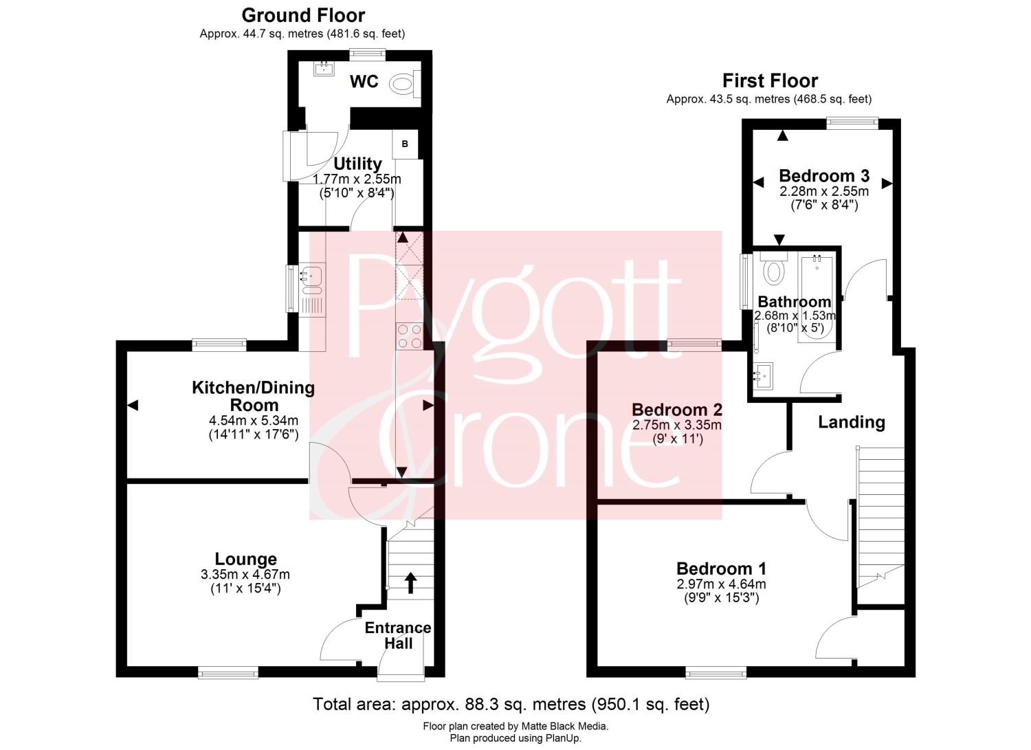 Bramley House, Spalding Road, Boston floorplan