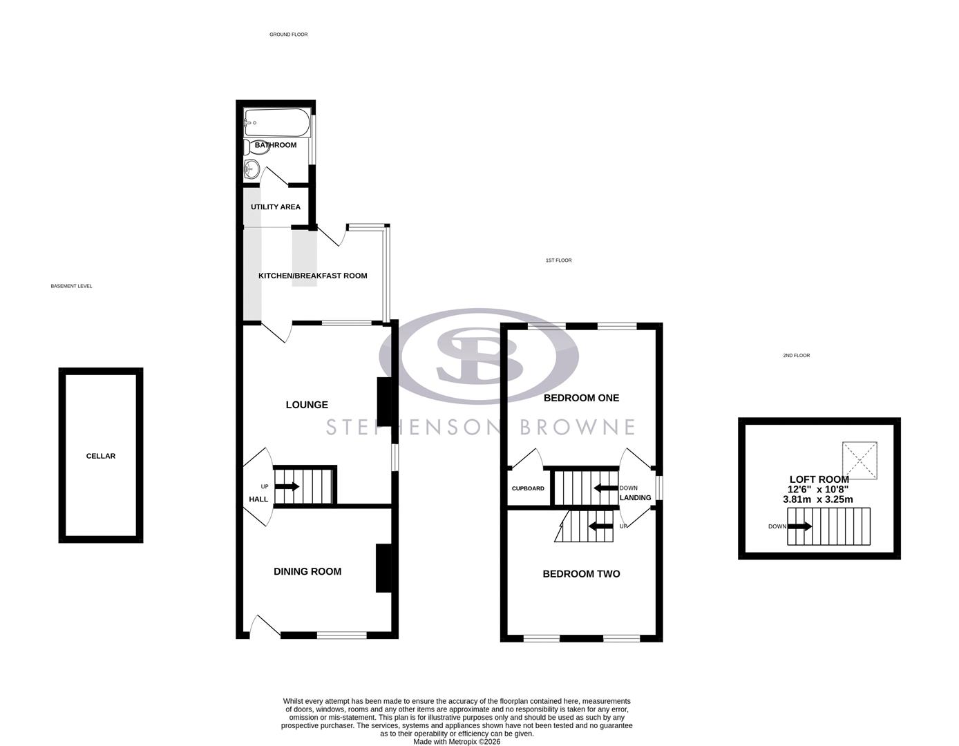 5, Wesley Avenue, Alsager floorplan