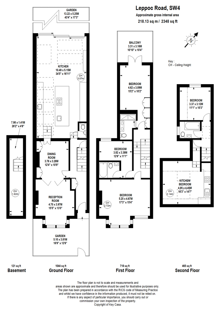 53, Leppoc Road, London floorplan
