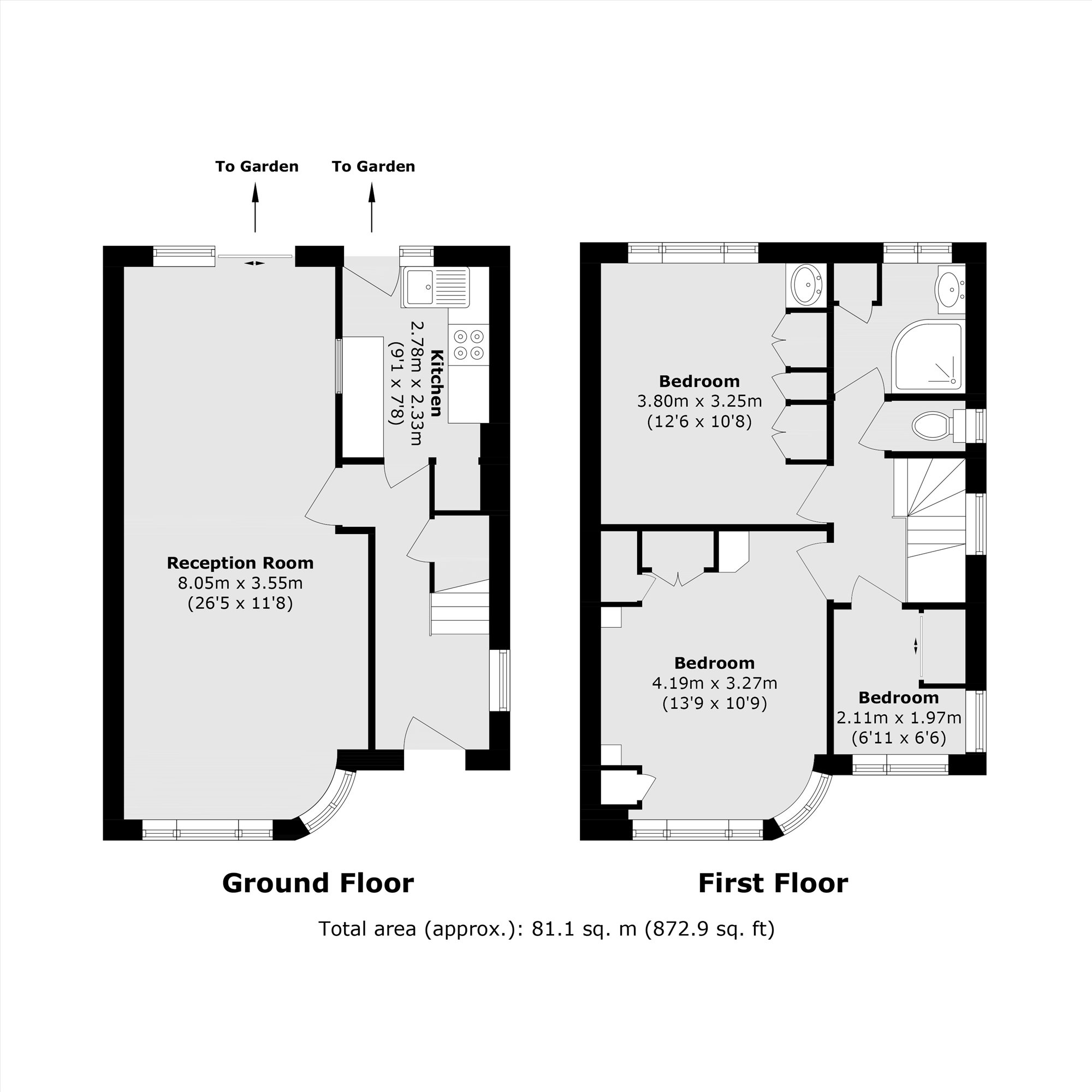 2, Lytton Close, Northolt floorplan