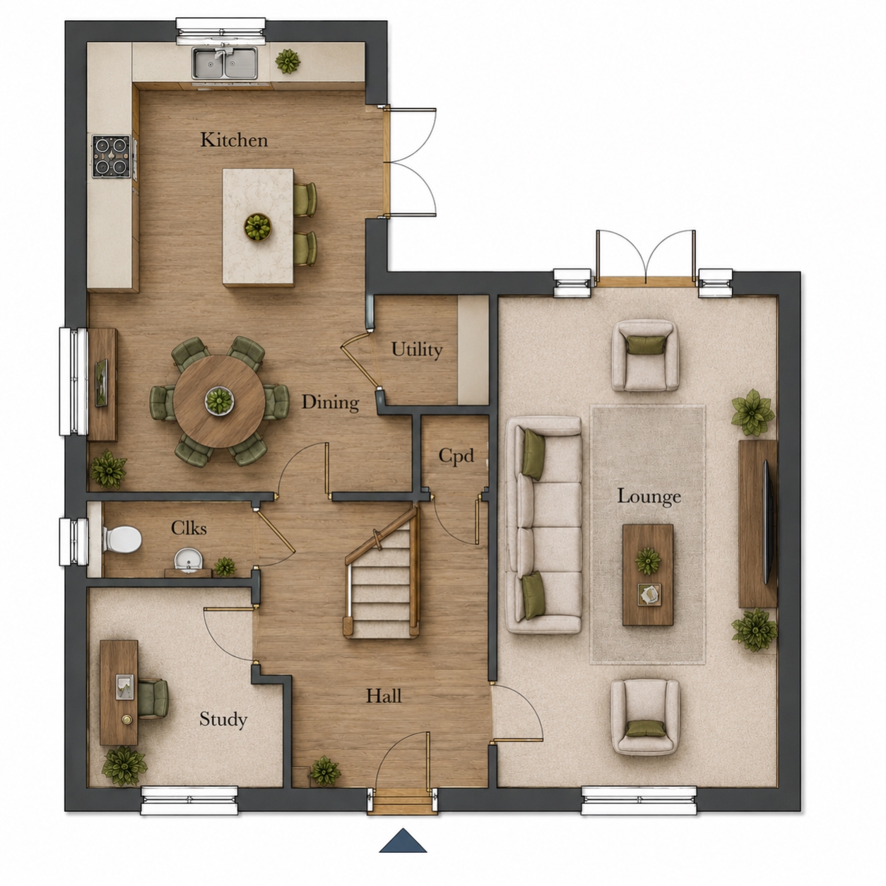 Plot 293, Cotton Way, Boston floorplan