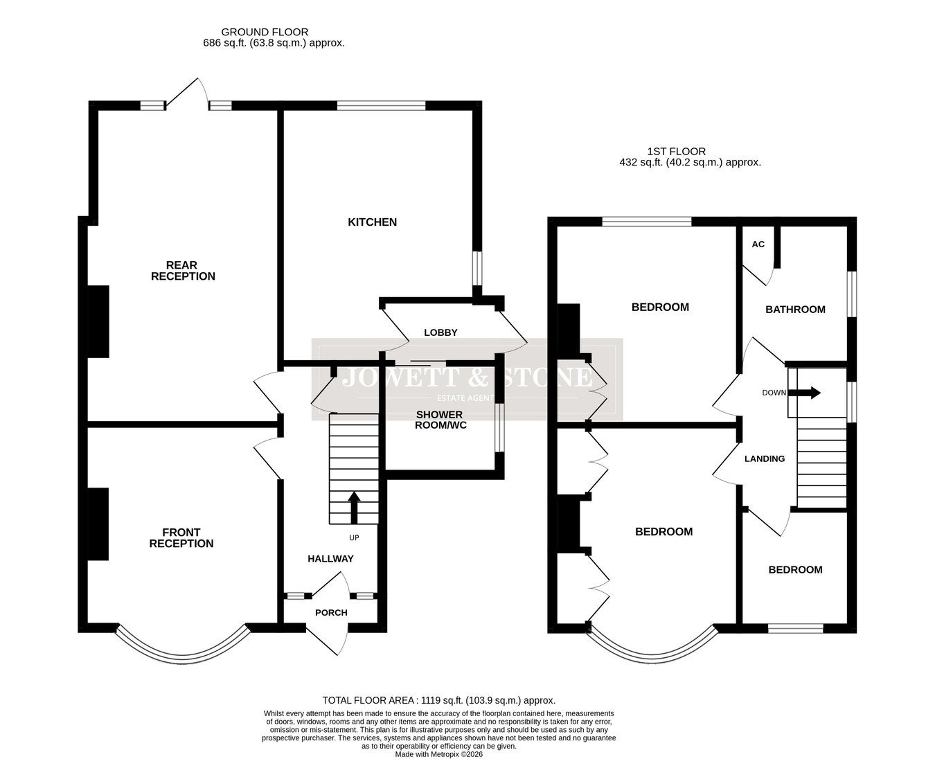 98, Enderby Road, Leicester floorplan