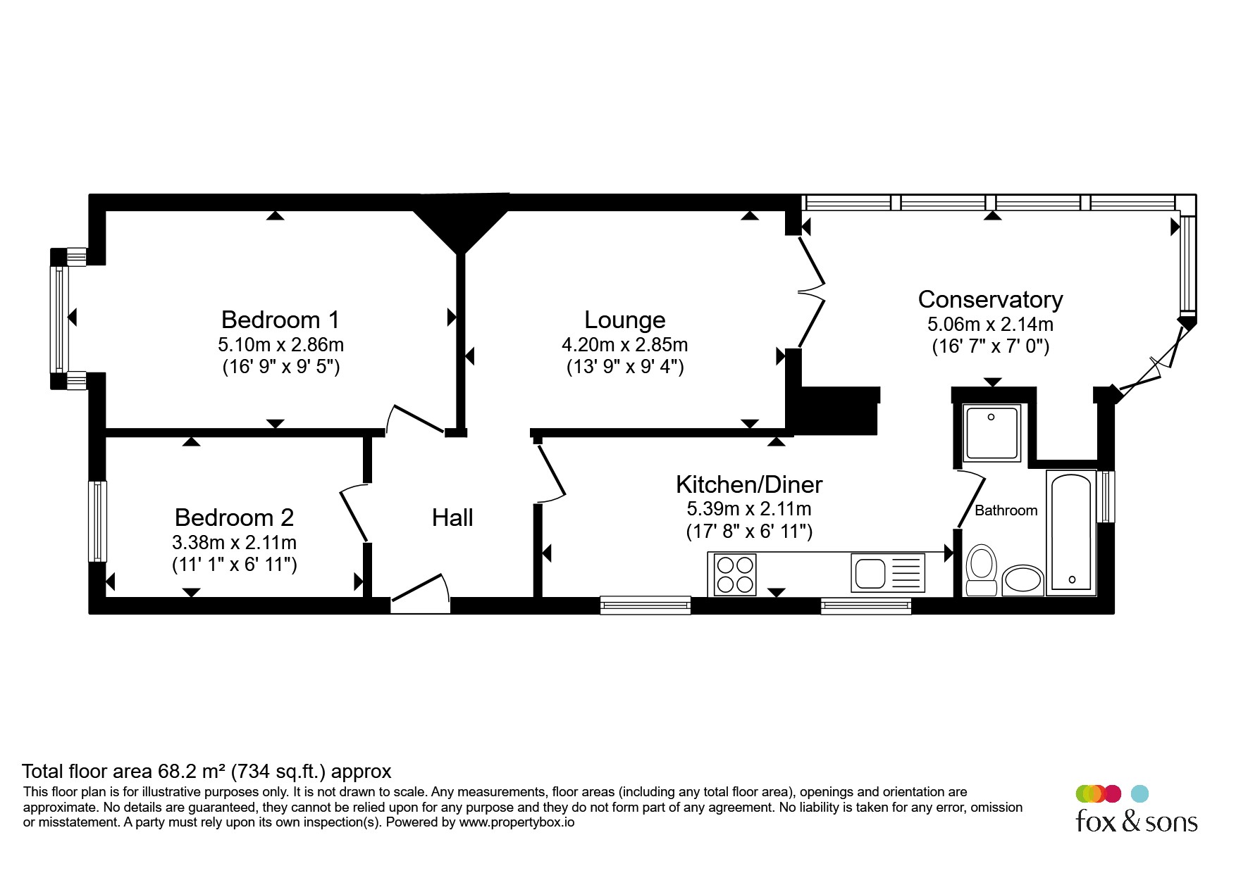 38, Kingston Road, Gosport floorplan