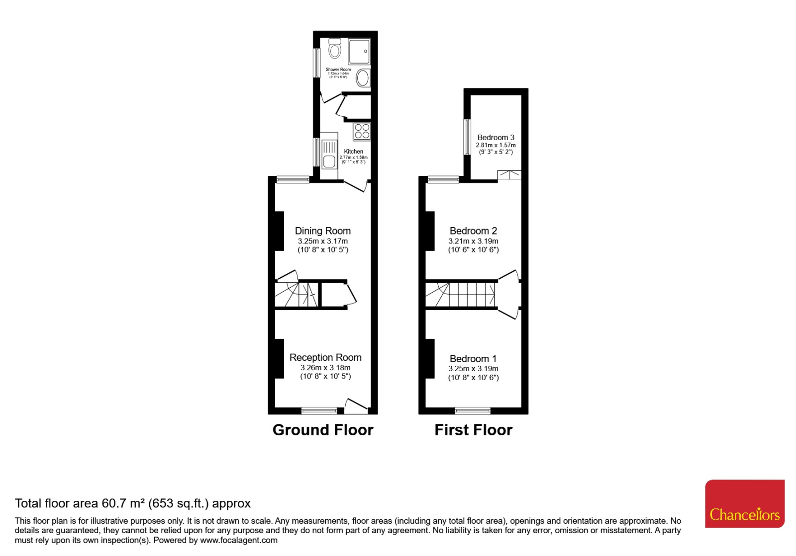 77, Western Road, Reading floorplan