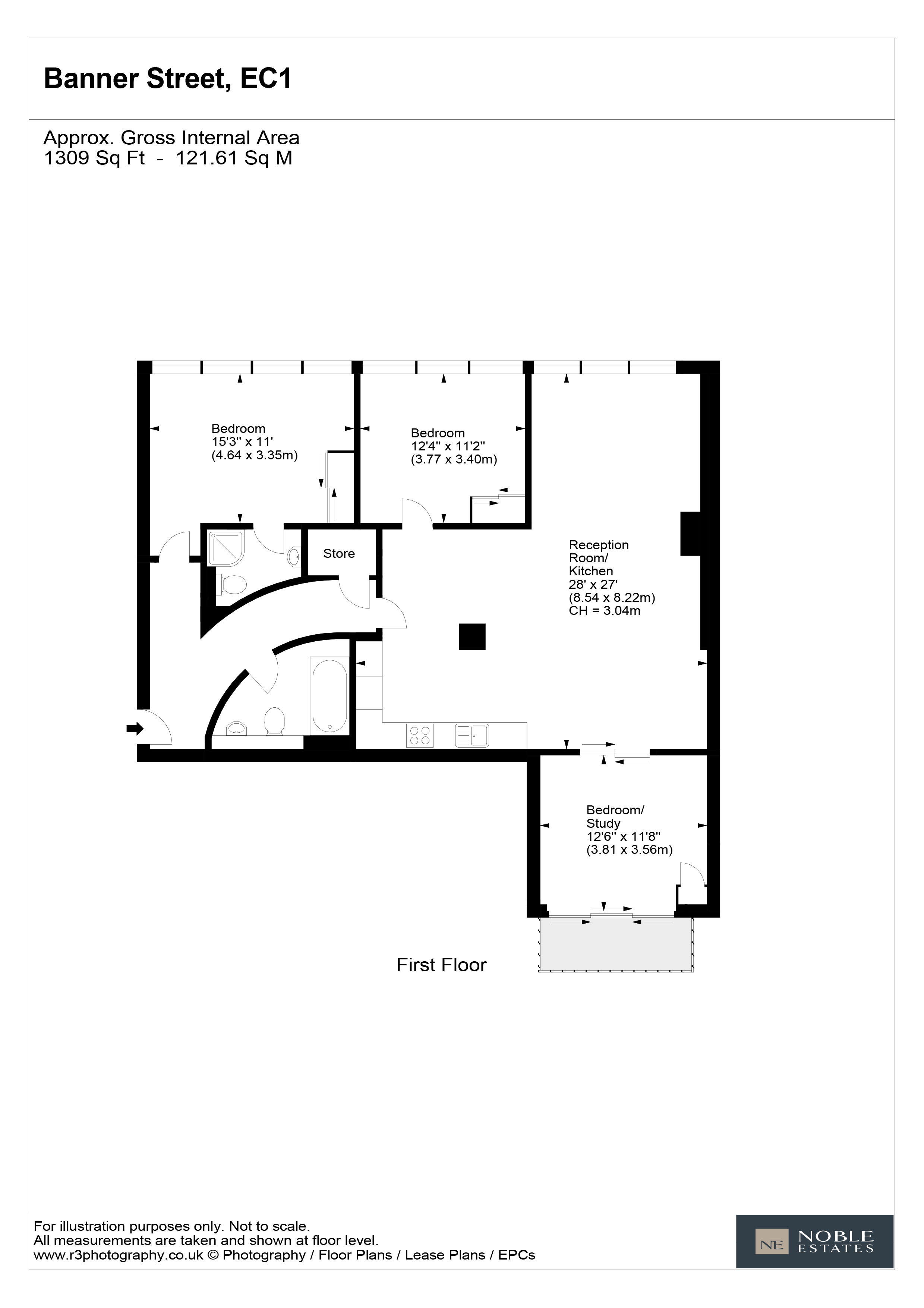 Flat 21 Britannia Lofts 16-26, Banner Street, London floorplan