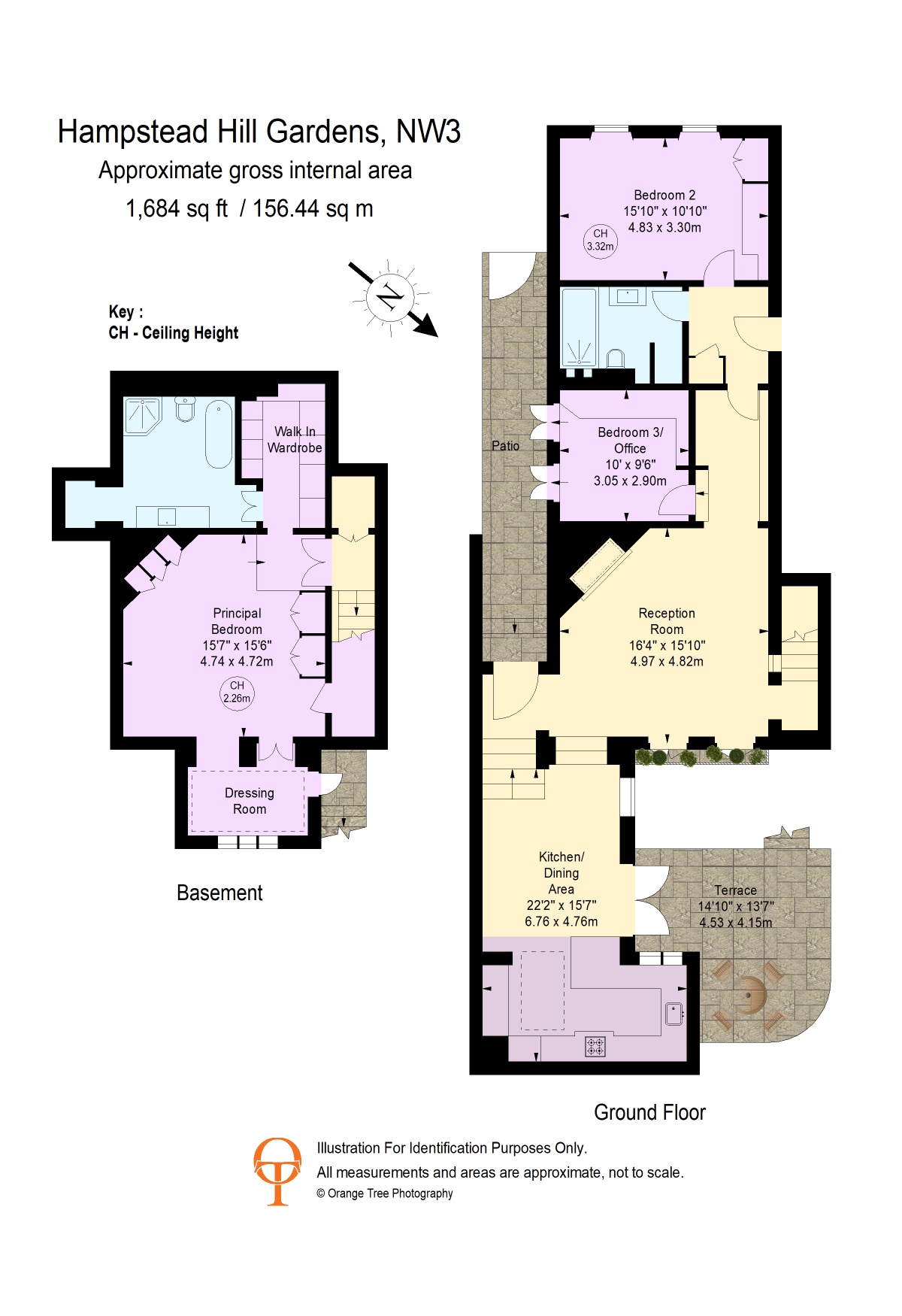 Flat 2, 4, Hampstead Hill Gardens, London floorplan