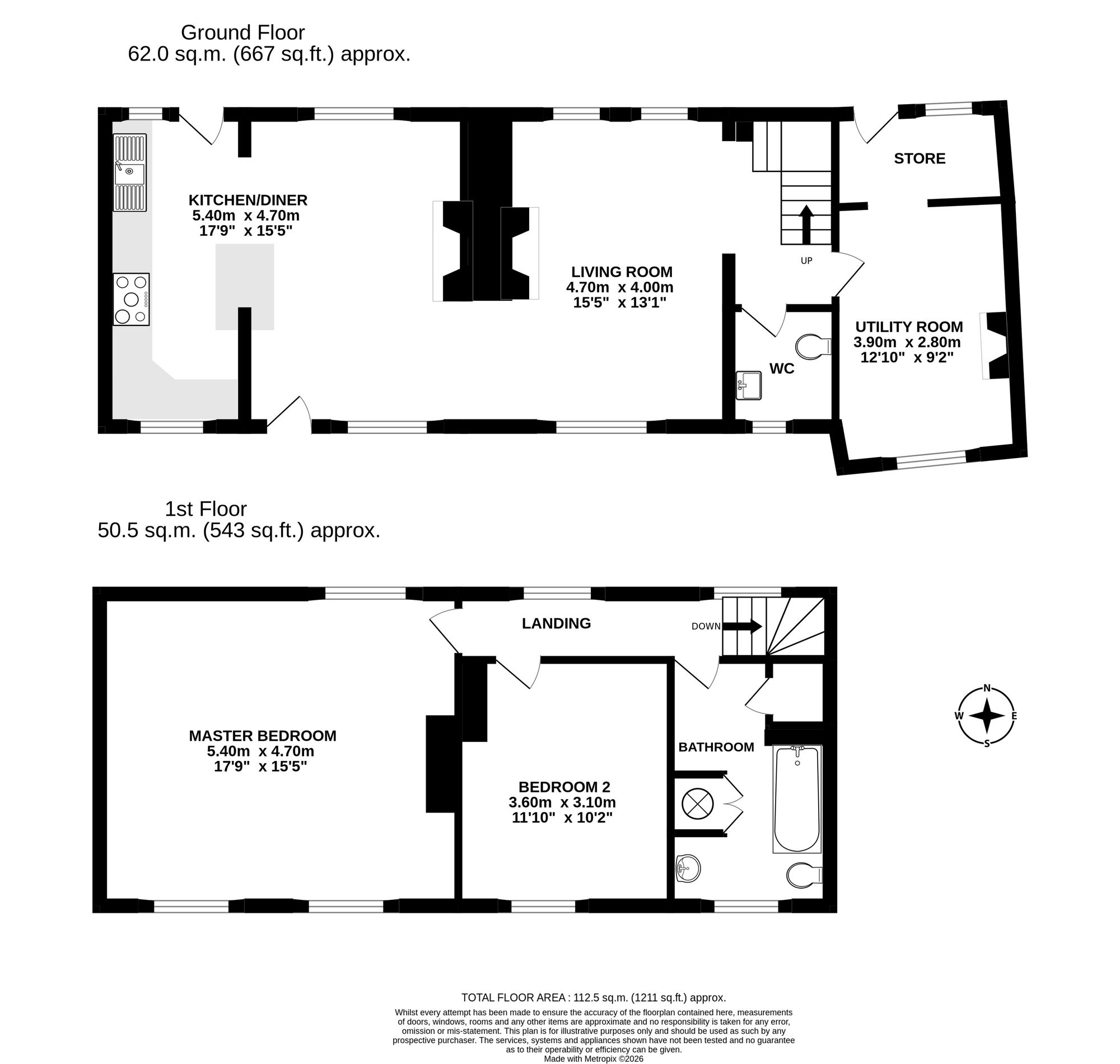 Mount Cottage Kelsall Road, Chester floorplan