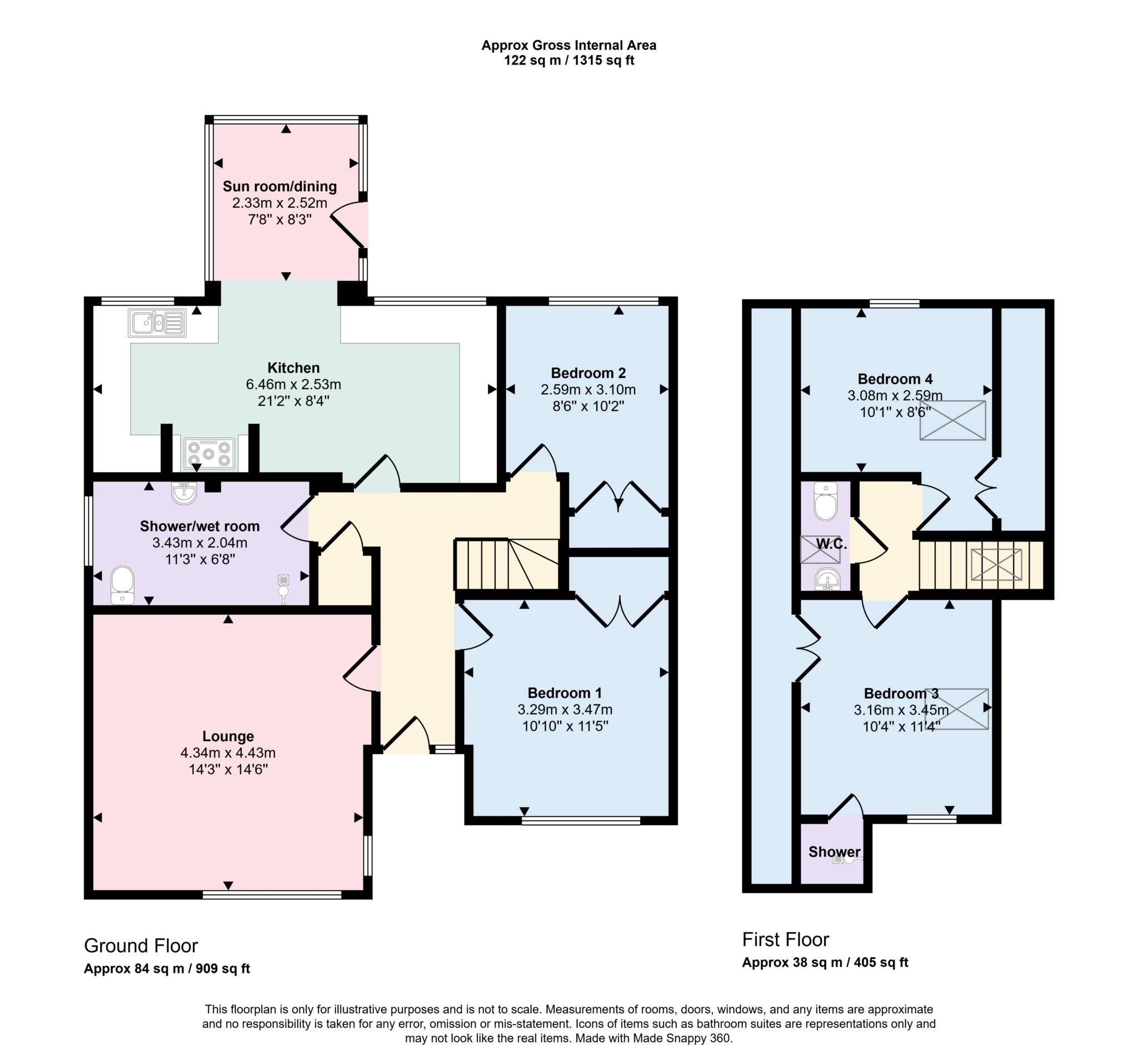 10, Rowan Place, Nairn floorplan