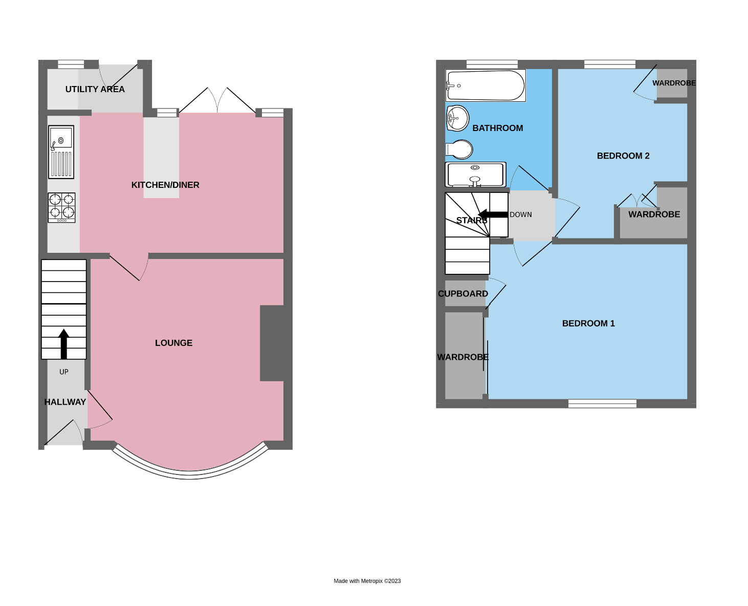 23, Hawke Road, Staffordshire floorplan