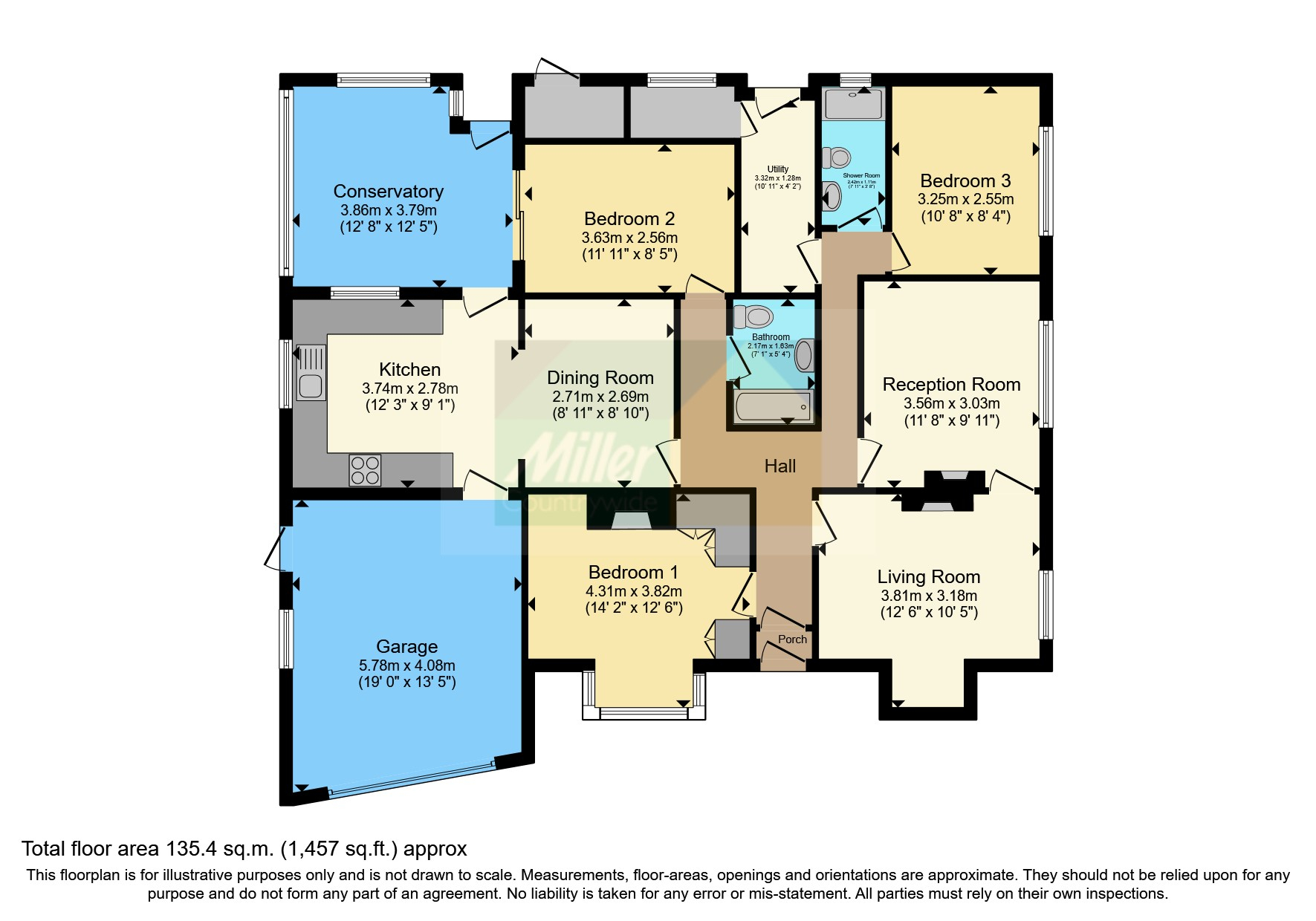 The Glen Coliza View,, St. Mewan, Cornwall floorplan