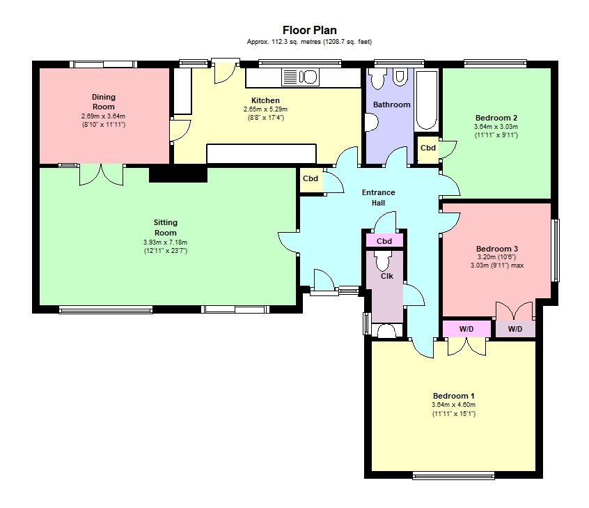 3 Bedrooms Detached bungalow for sale in Shaw Hill, Shaw, Melksham SN12