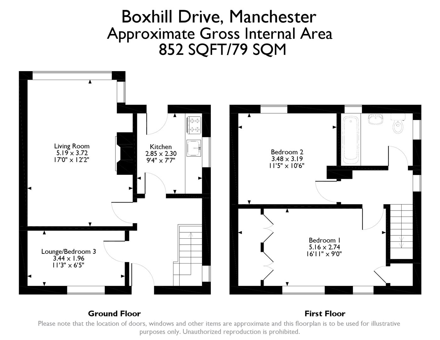 2 Bedrooms Semi-detached house for sale in Boxhill Drive, Wythenshawe, Manchester M23