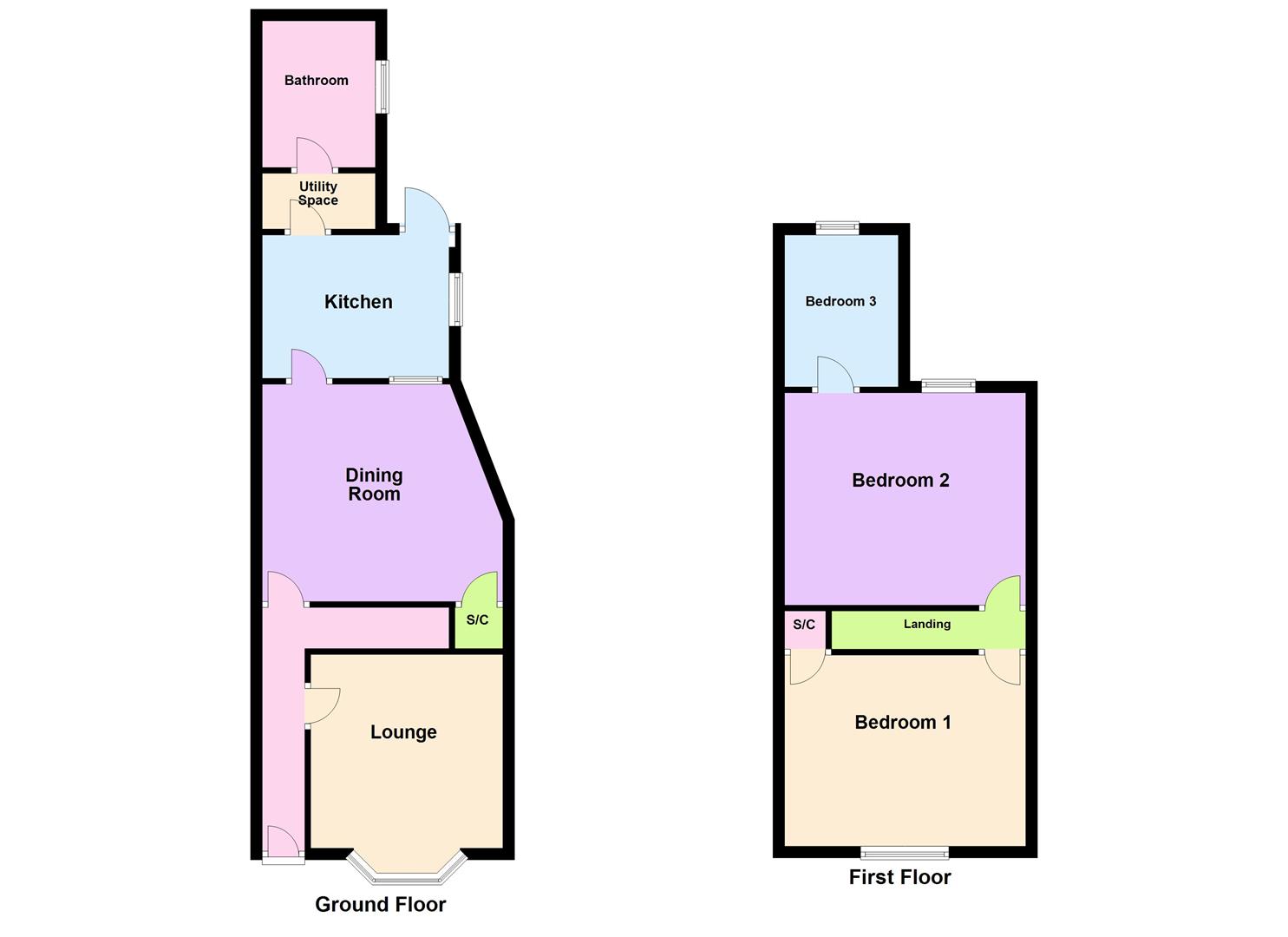 1, Princes Gardens, Peterborough floorplan