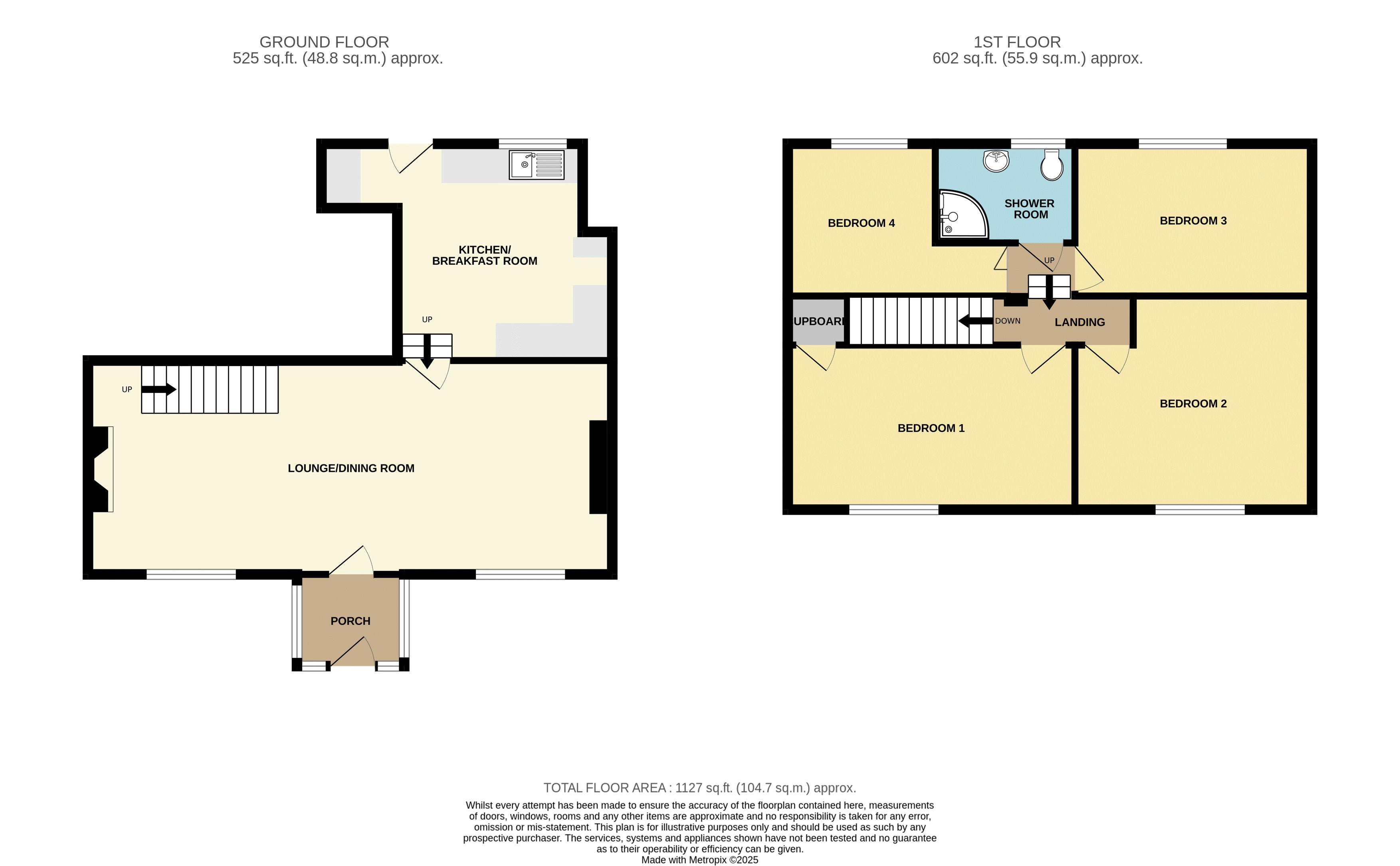 2, Furze Close, Weston-Super-Mare floorplan