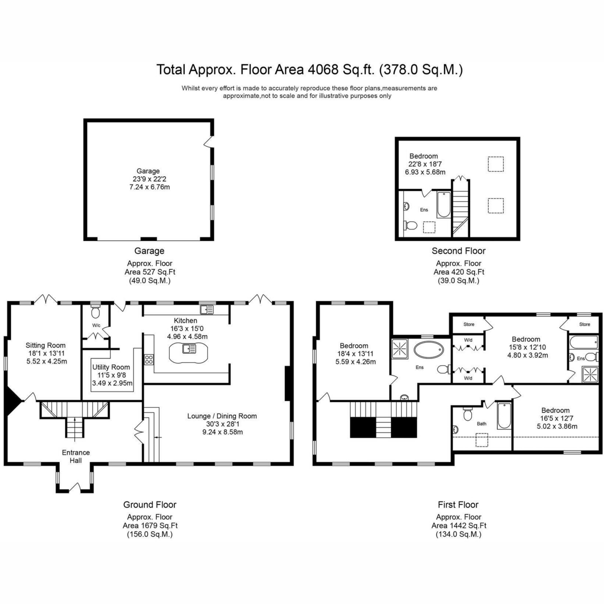Jacksons Bridge Farm, Pygons Hill Lane, Lydiate floorplan