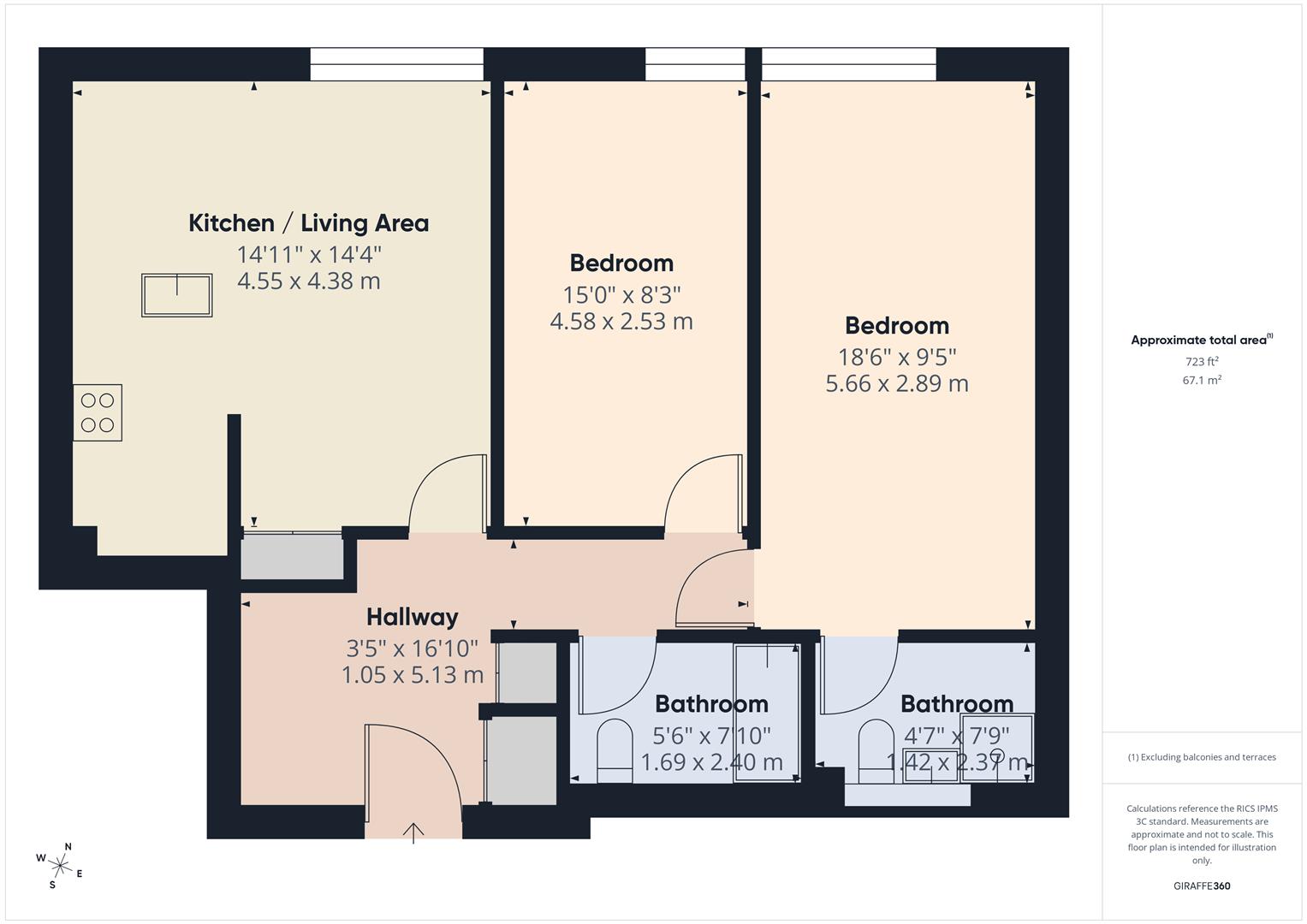 9 Peter House, 63-67 Tithebarn Street, Liverpool floorplan