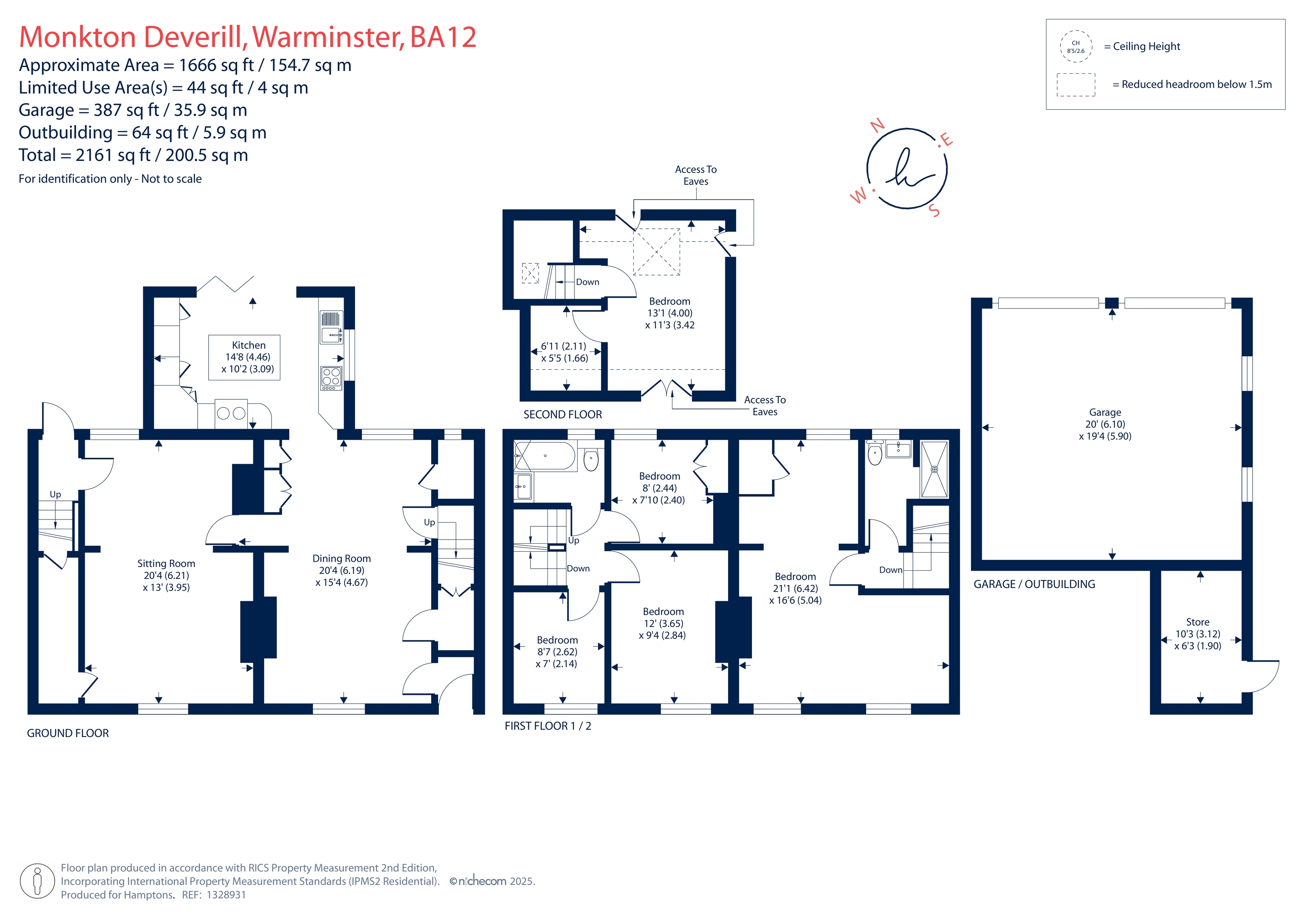 81-82, Monkton Deverill, Warminster floorplan