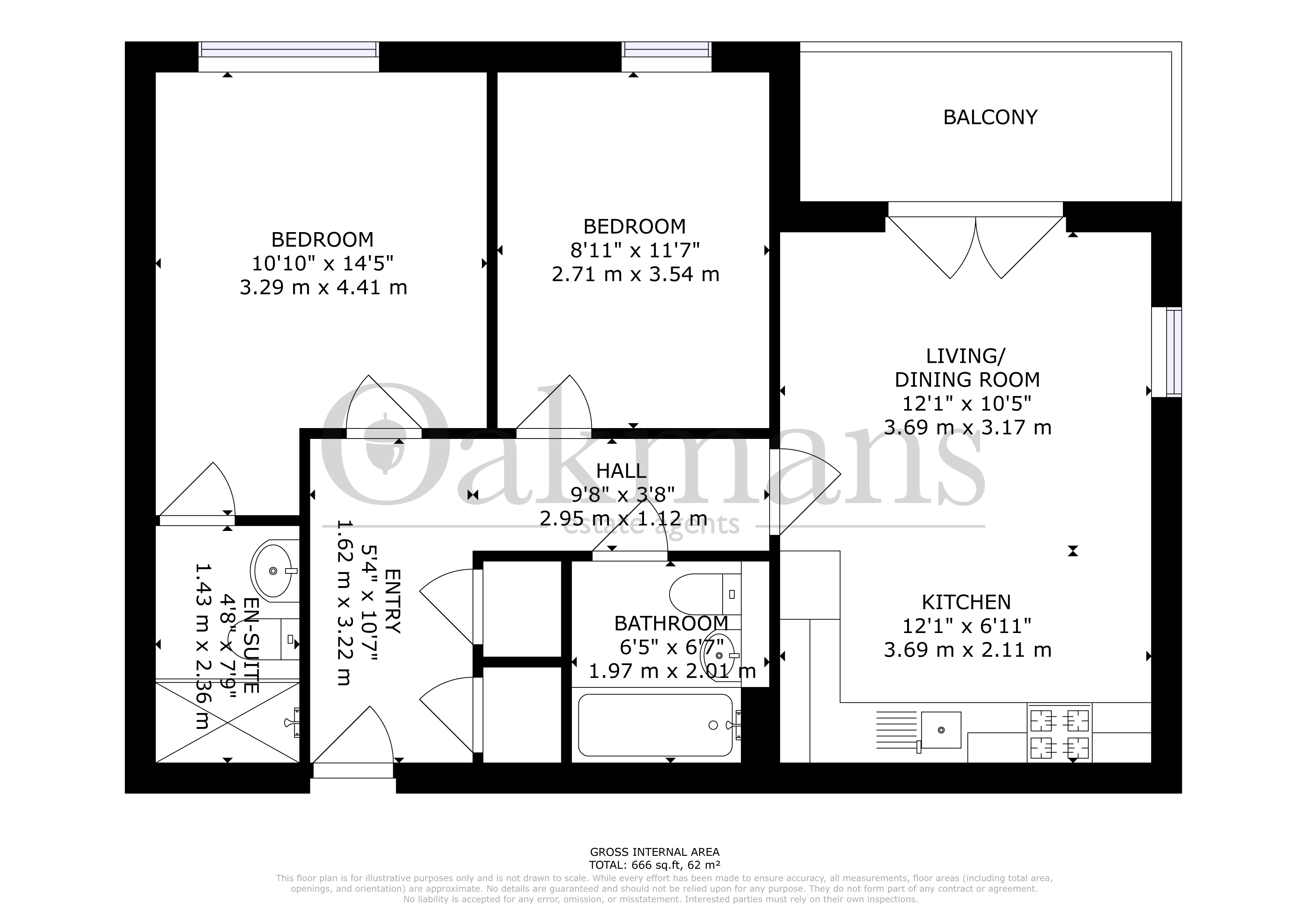 FLAT 19, BIRMINGHAM floorplan