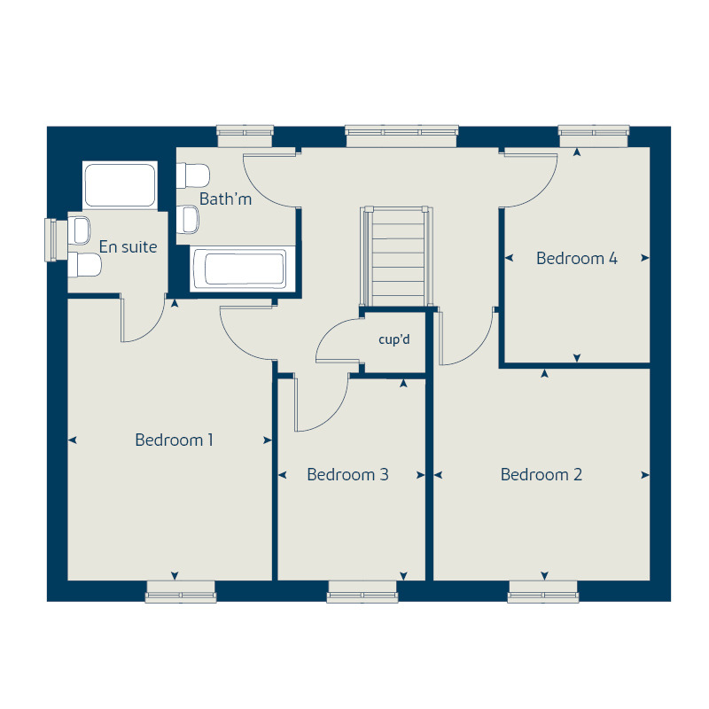 48, Green Hill, Wadebridge floorplan