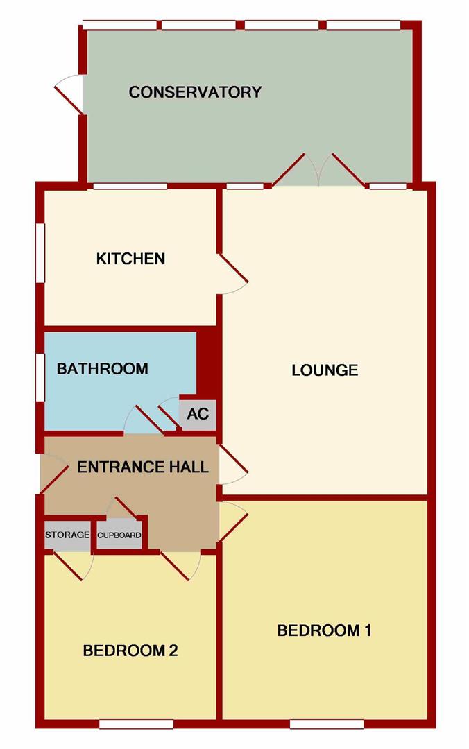 2 Bedrooms Semi-detached bungalow for sale in Bodiam Avenue, Tuffley, Gloucester GL4