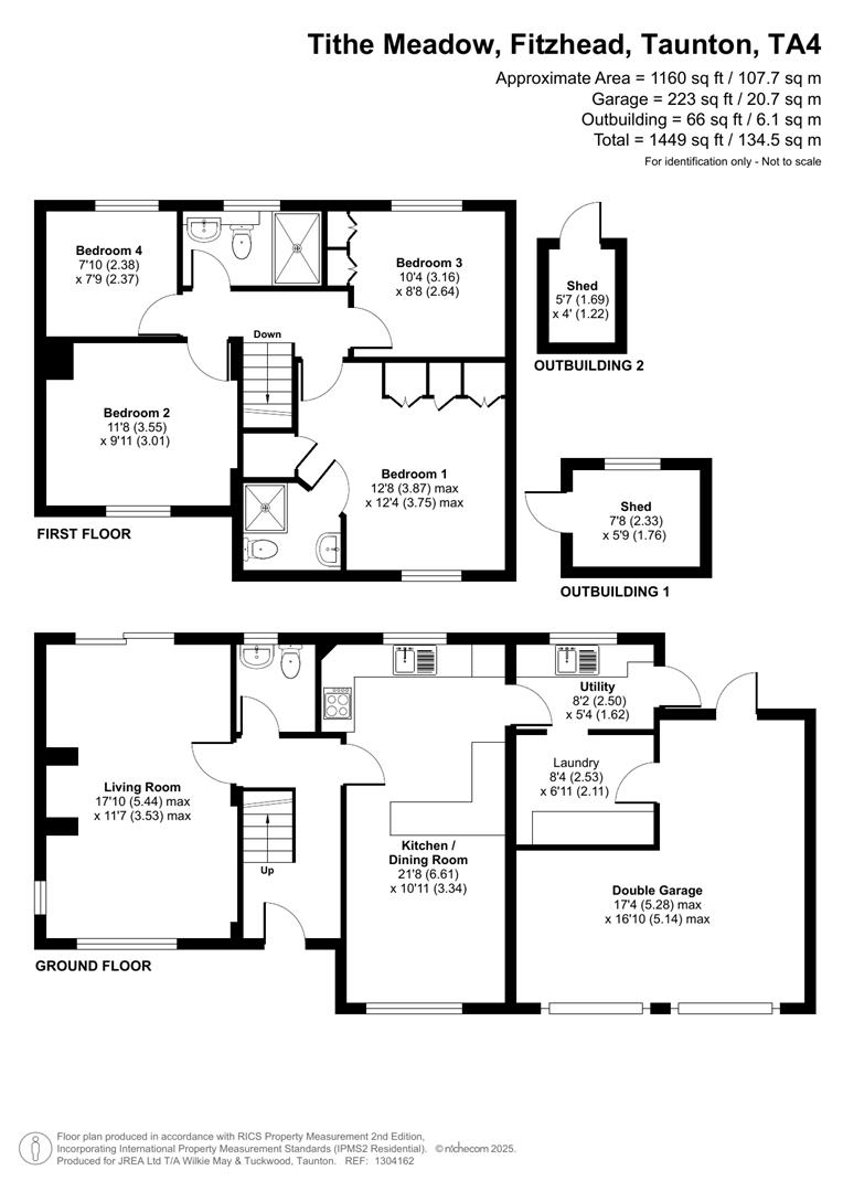 1, Tithe Meadow, Taunton floorplan