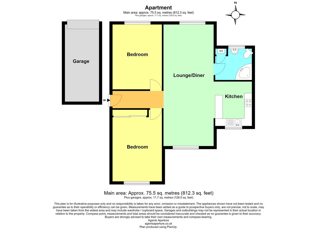 5 Robin Court, 157 Tankerton Road, Whitstable floorplan