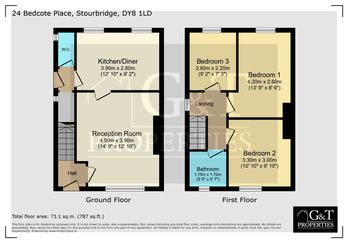 24 Bedcote Place, Stourbridge floorplan