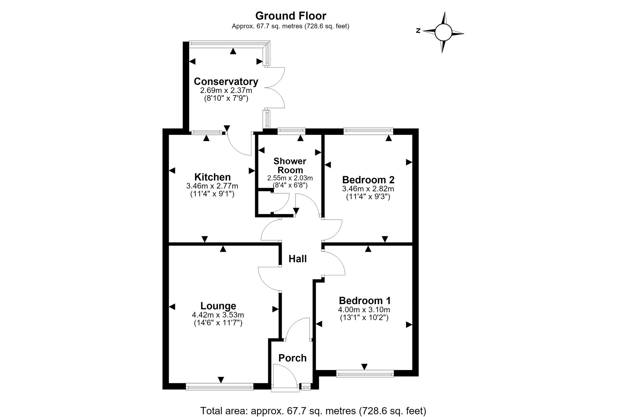 12 Withy Close, Frodsham floorplan