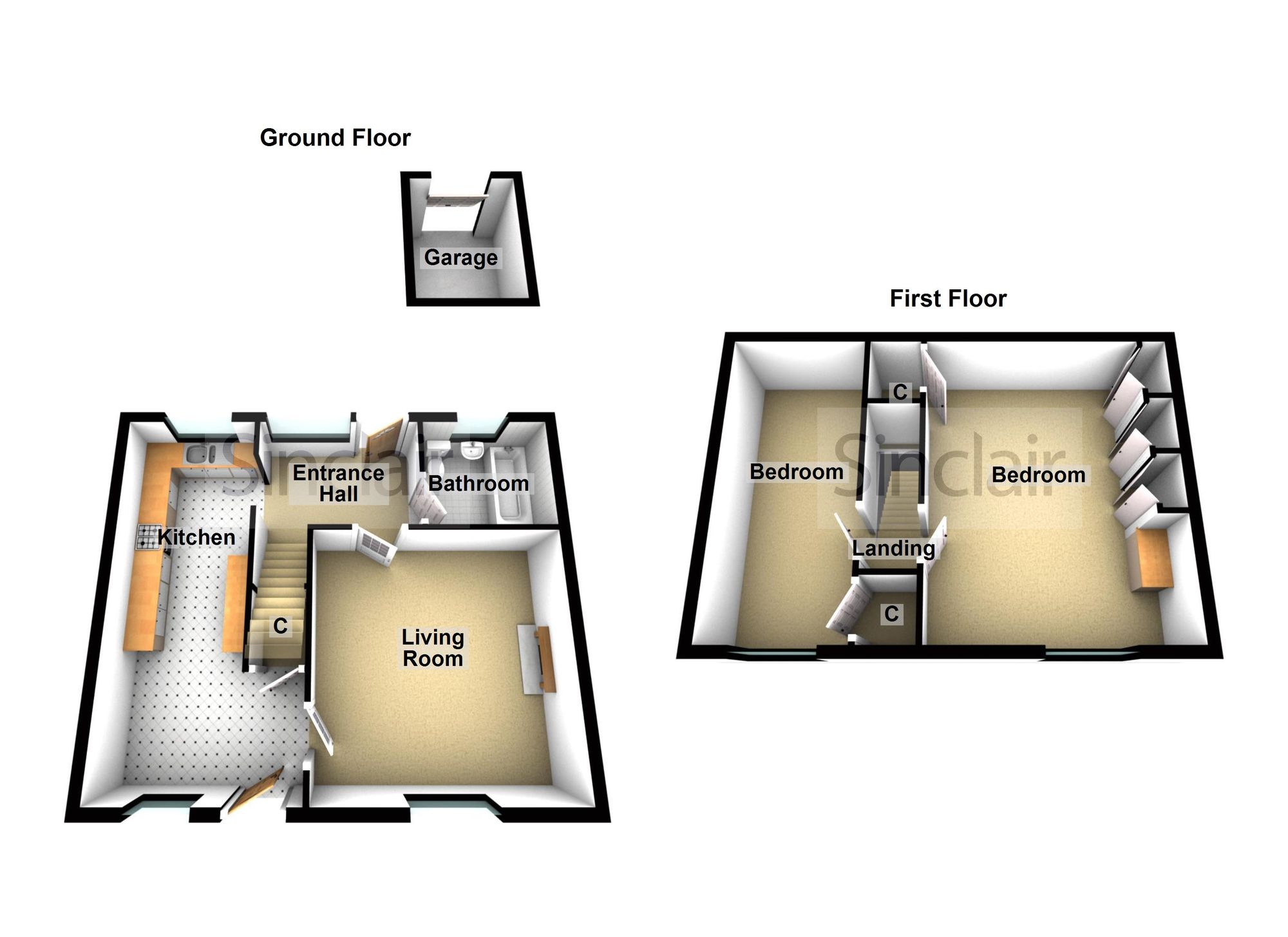 2 Long Row, Nottingham floorplan