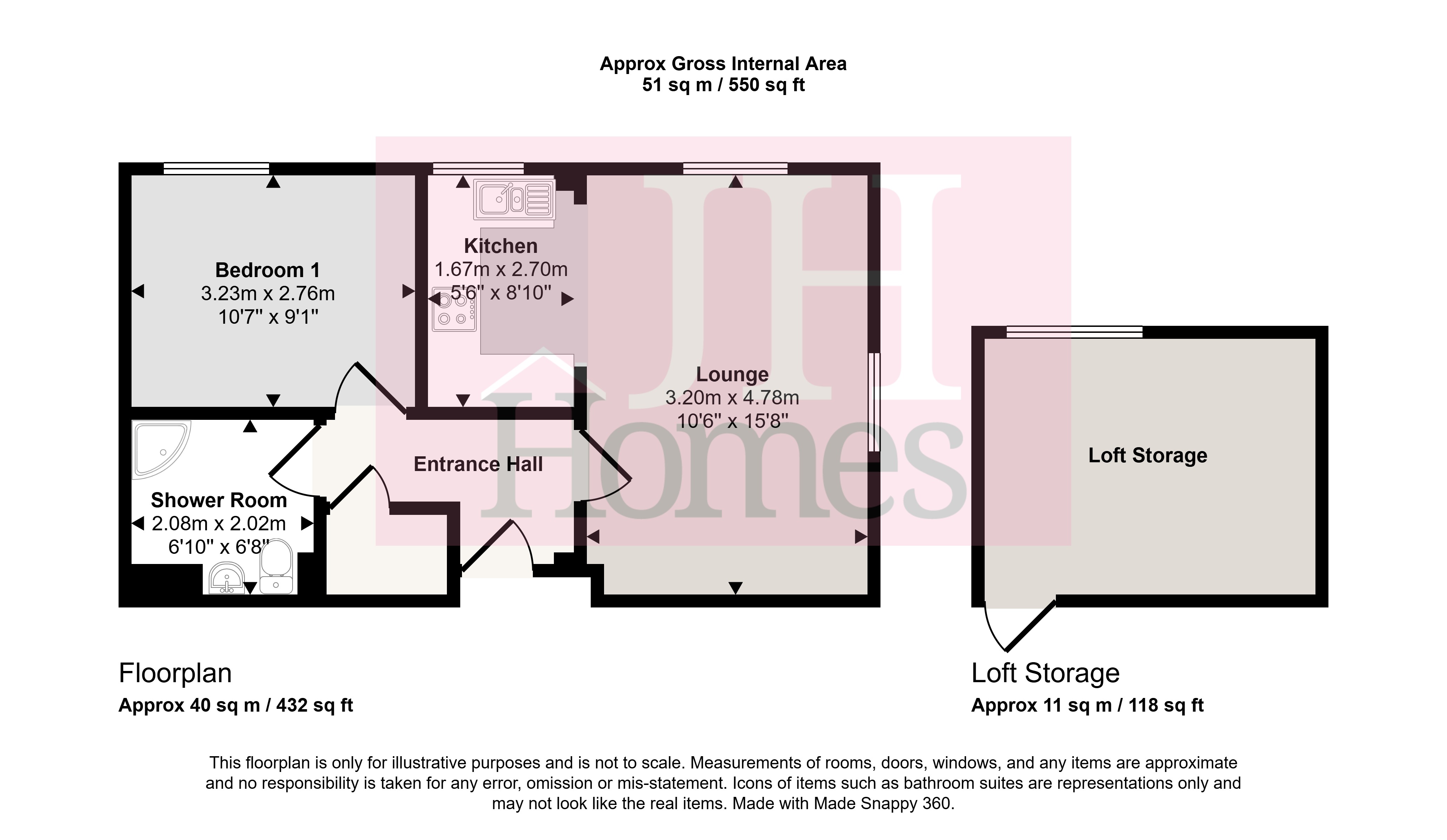 Flat 4 Wellhead, Fountain Street, Ulverston floorplan
