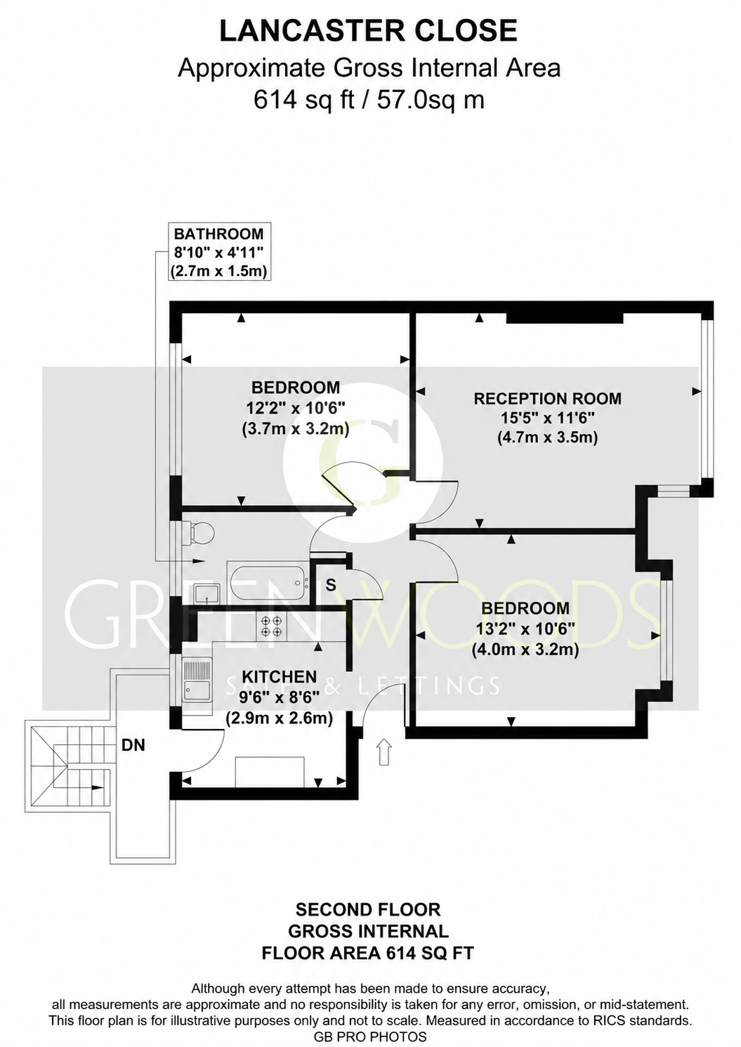 26, Lancaster Close, Kingston Upon Thames floorplan