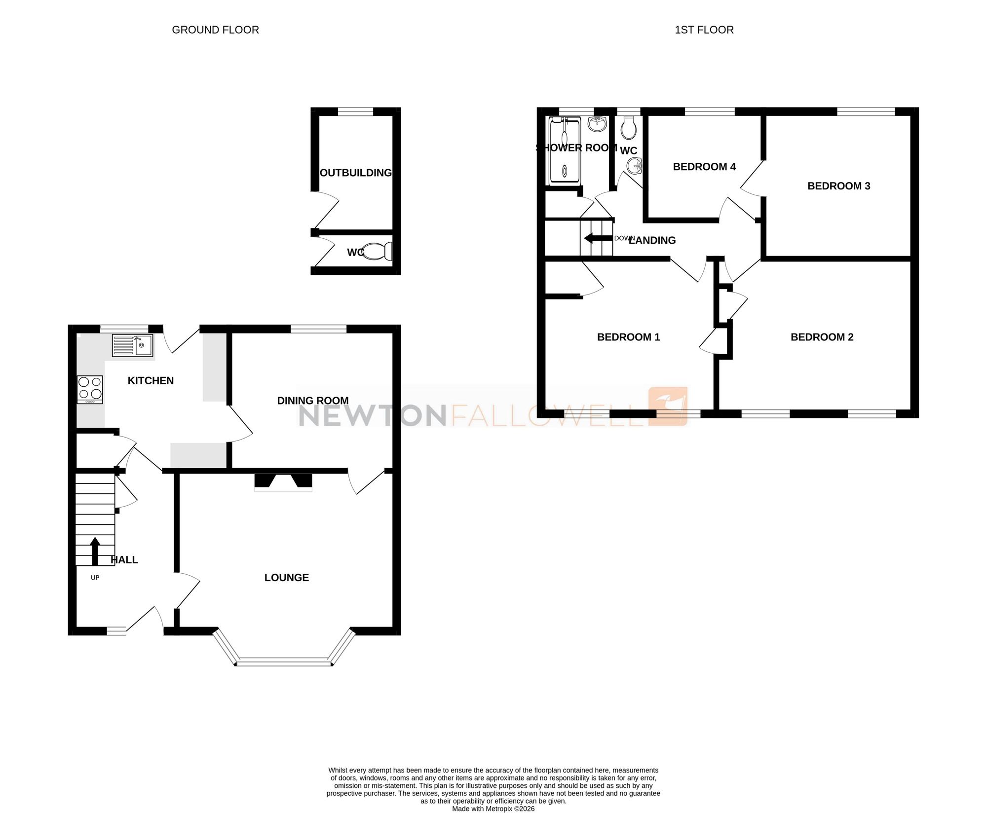 14 Tennyson Avenue, Grantham floorplan