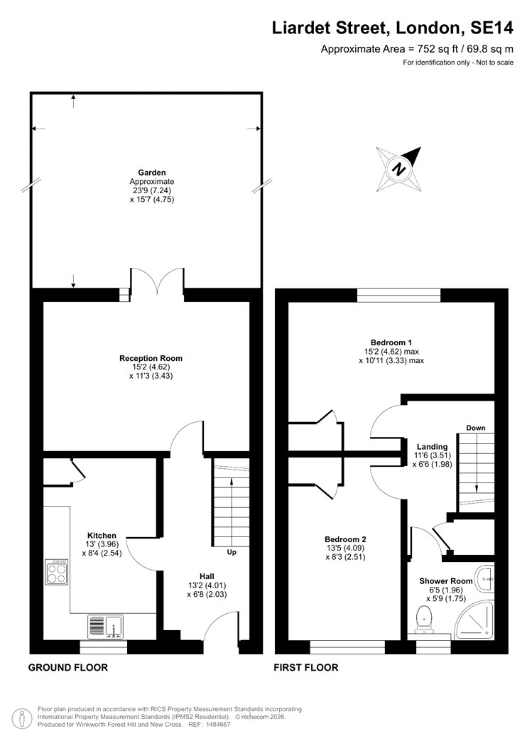 29, Liardet Street, London floorplan