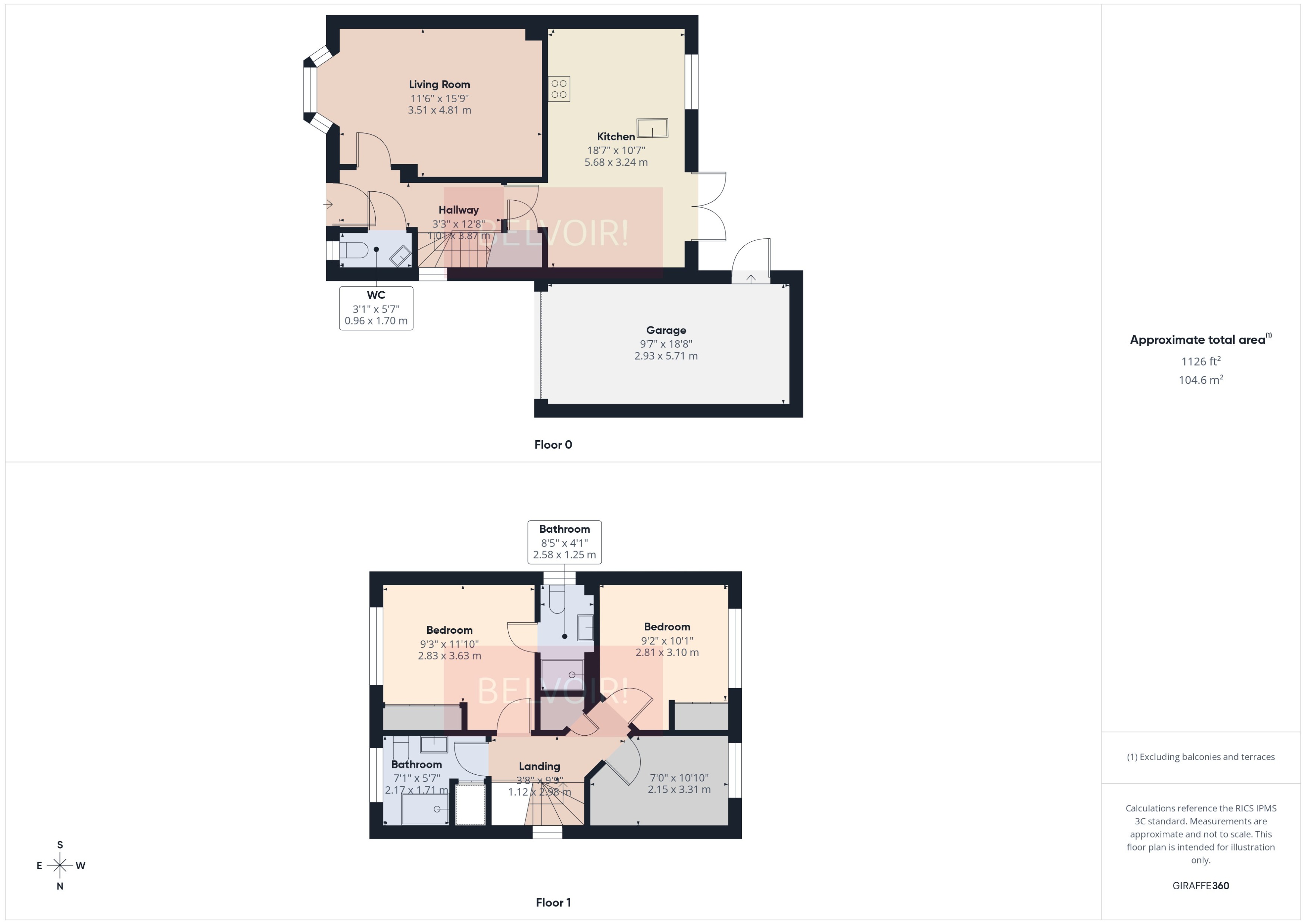 72, Hardwick Drive, Wrexham floorplan