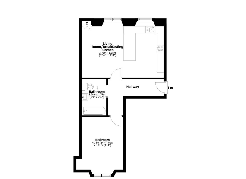 Linden Street, Glasgow floorplan