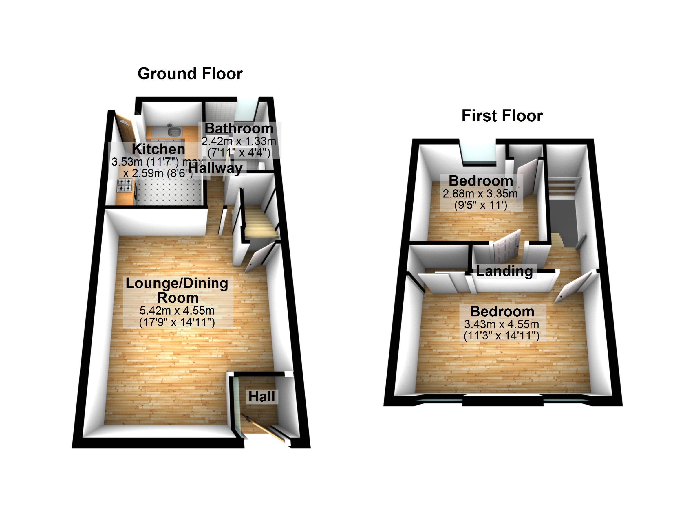 5 West Rhondda Road, Bridgend floorplan