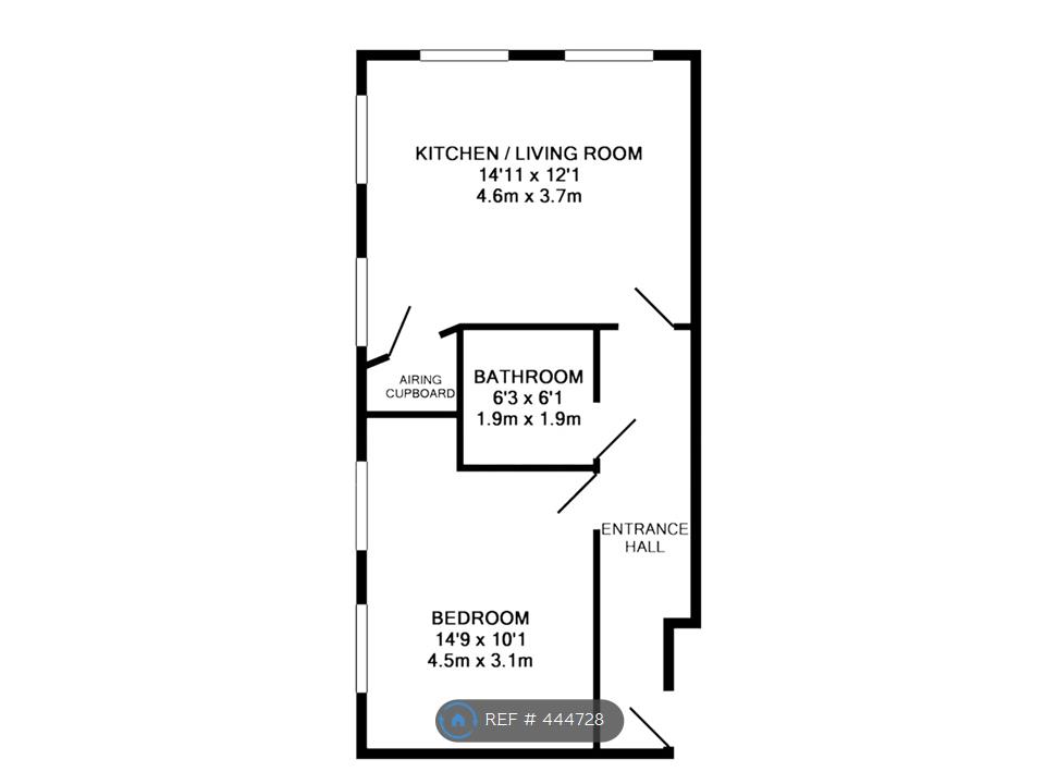 1 Bedrooms Flat to rent in Ashbourne House, Bristol BS5
