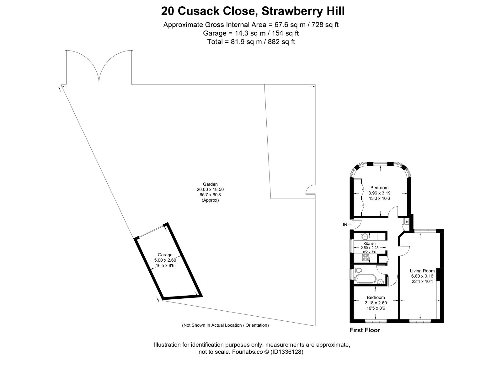 20, Cusack Close, Twickenham floorplan
