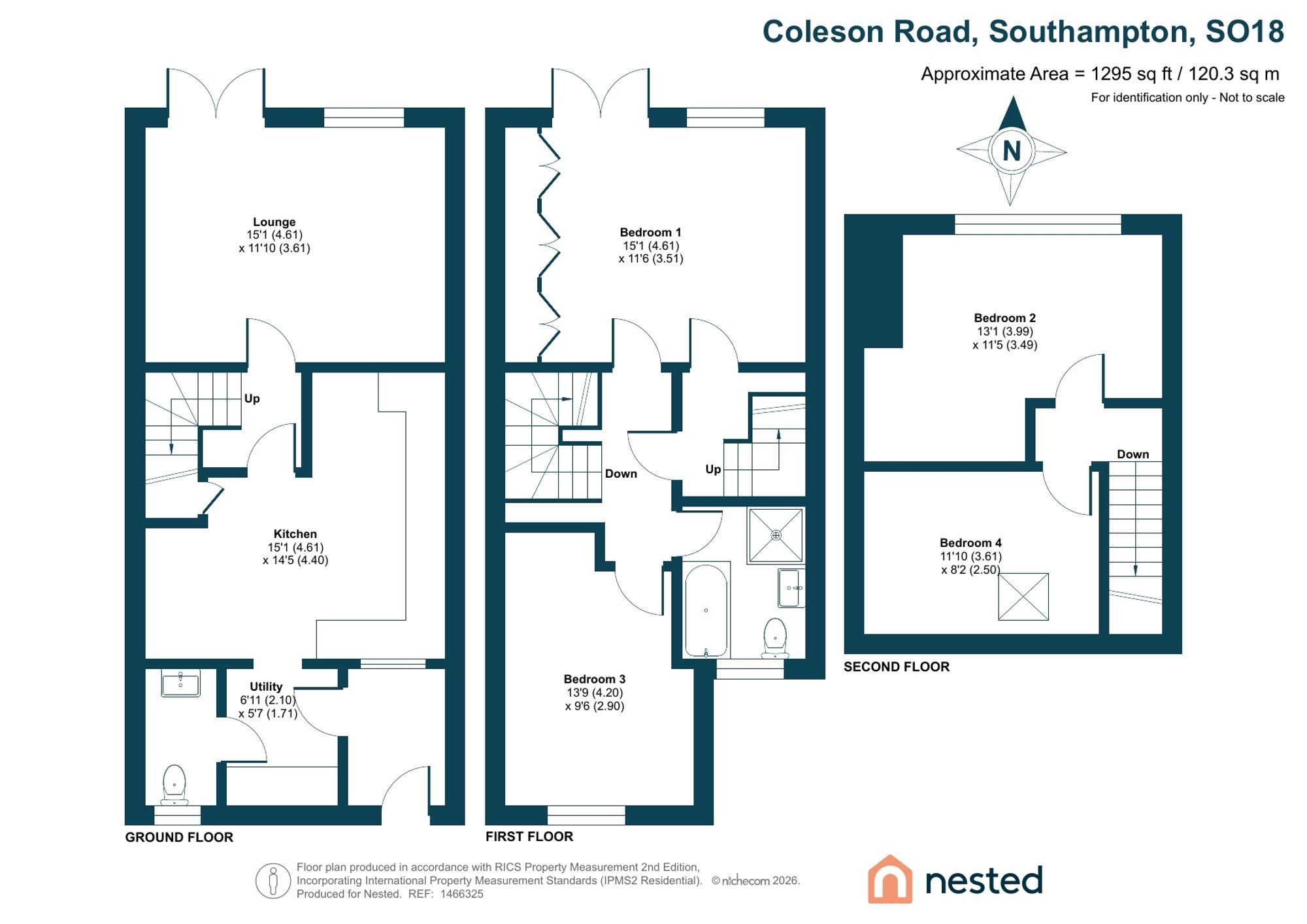 2 Coleson Road, Southampton floorplan
